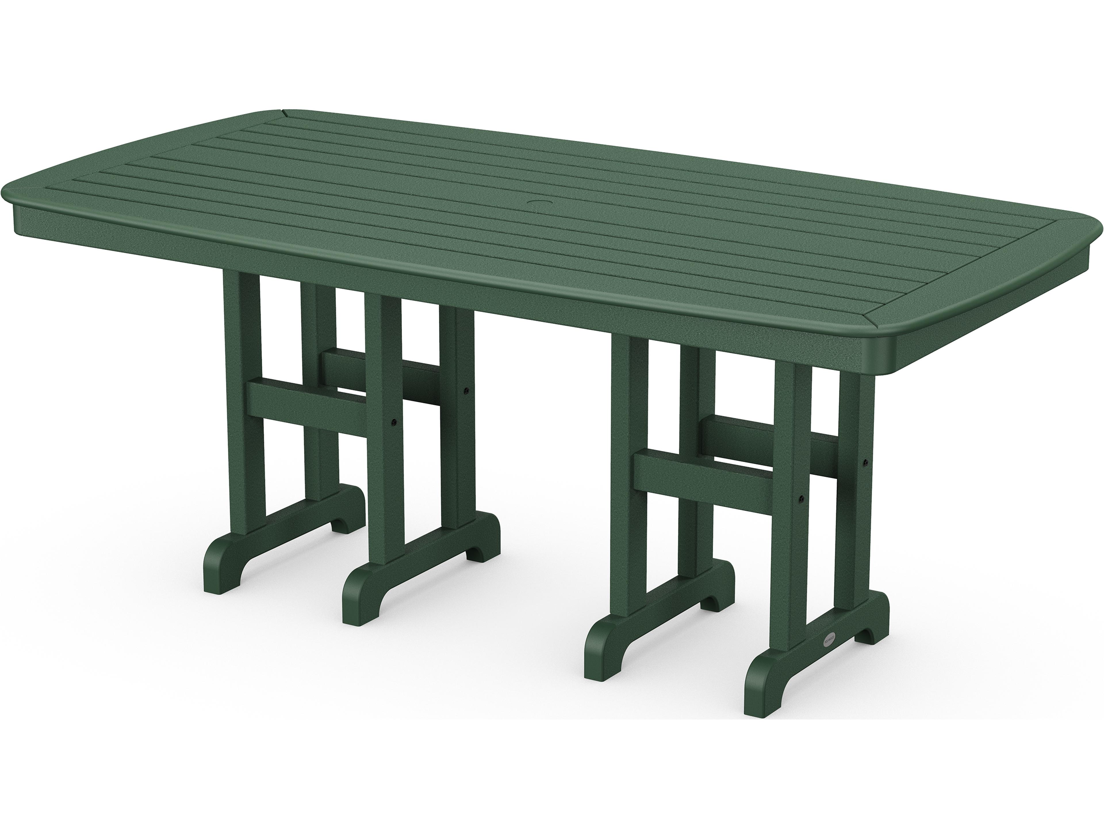 POLYWOOD® Nautical Recycled Plastic Outdoor Dining Table