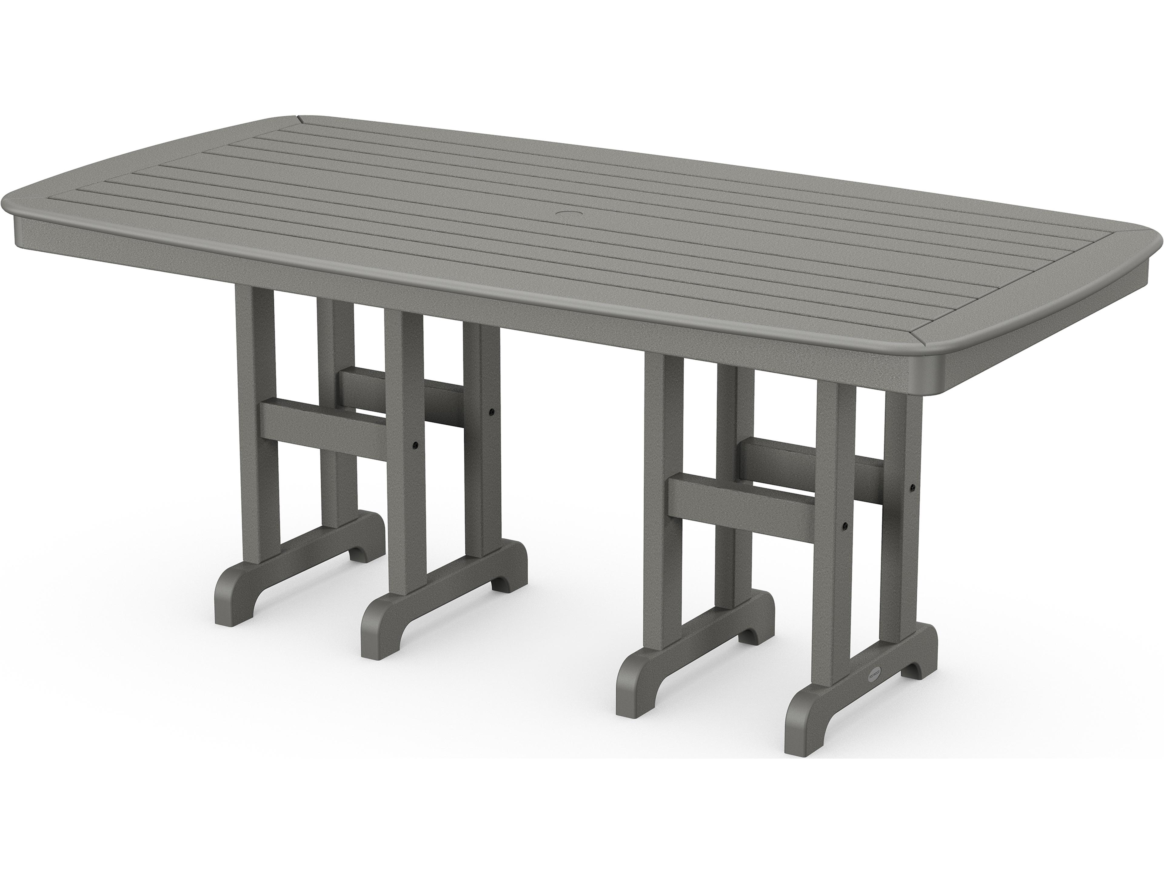 POLYWOOD® Nautical Recycled Plastic Outdoor Dining Table
