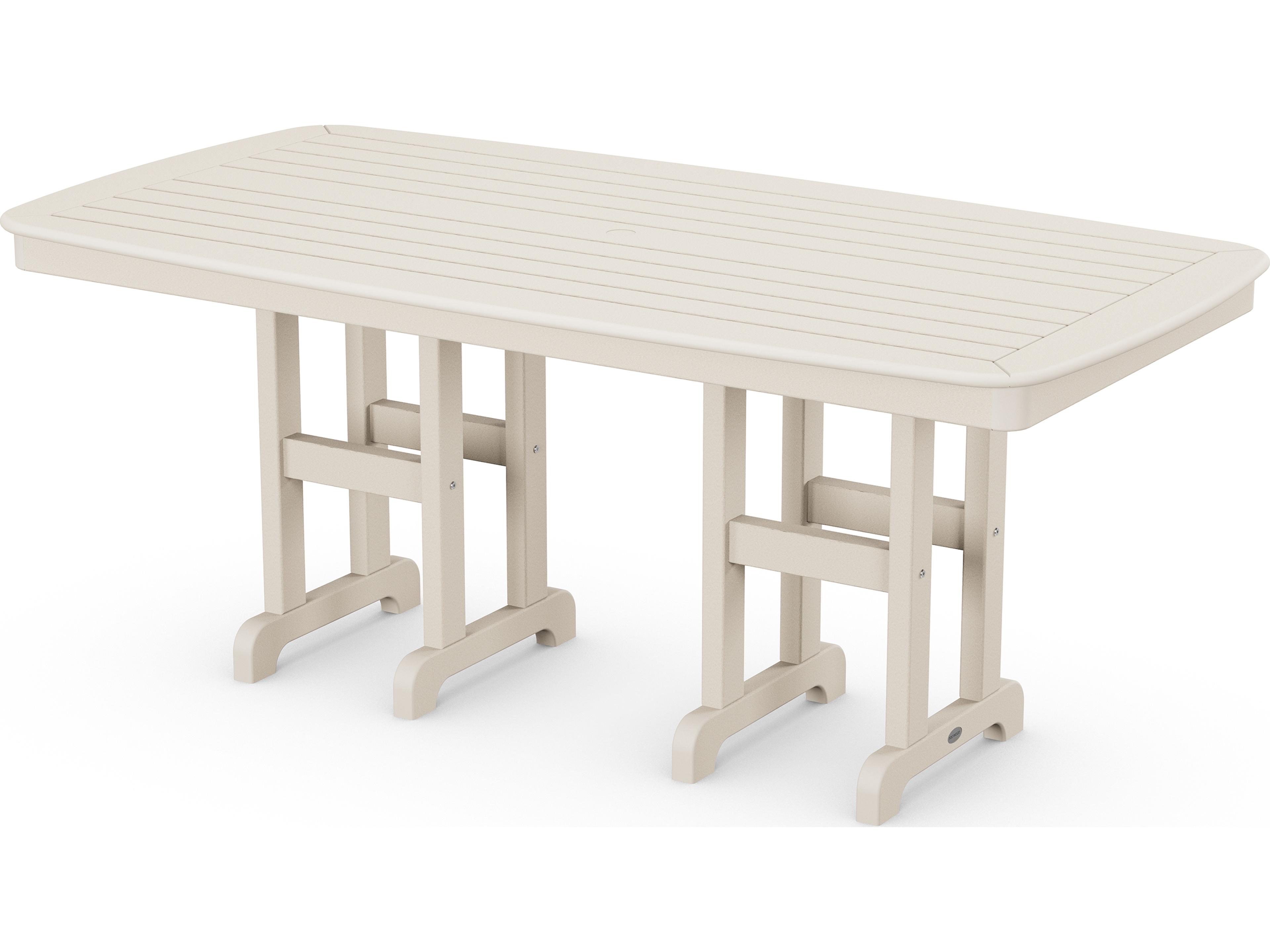 POLYWOOD® Nautical Recycled Plastic Outdoor Dining Table