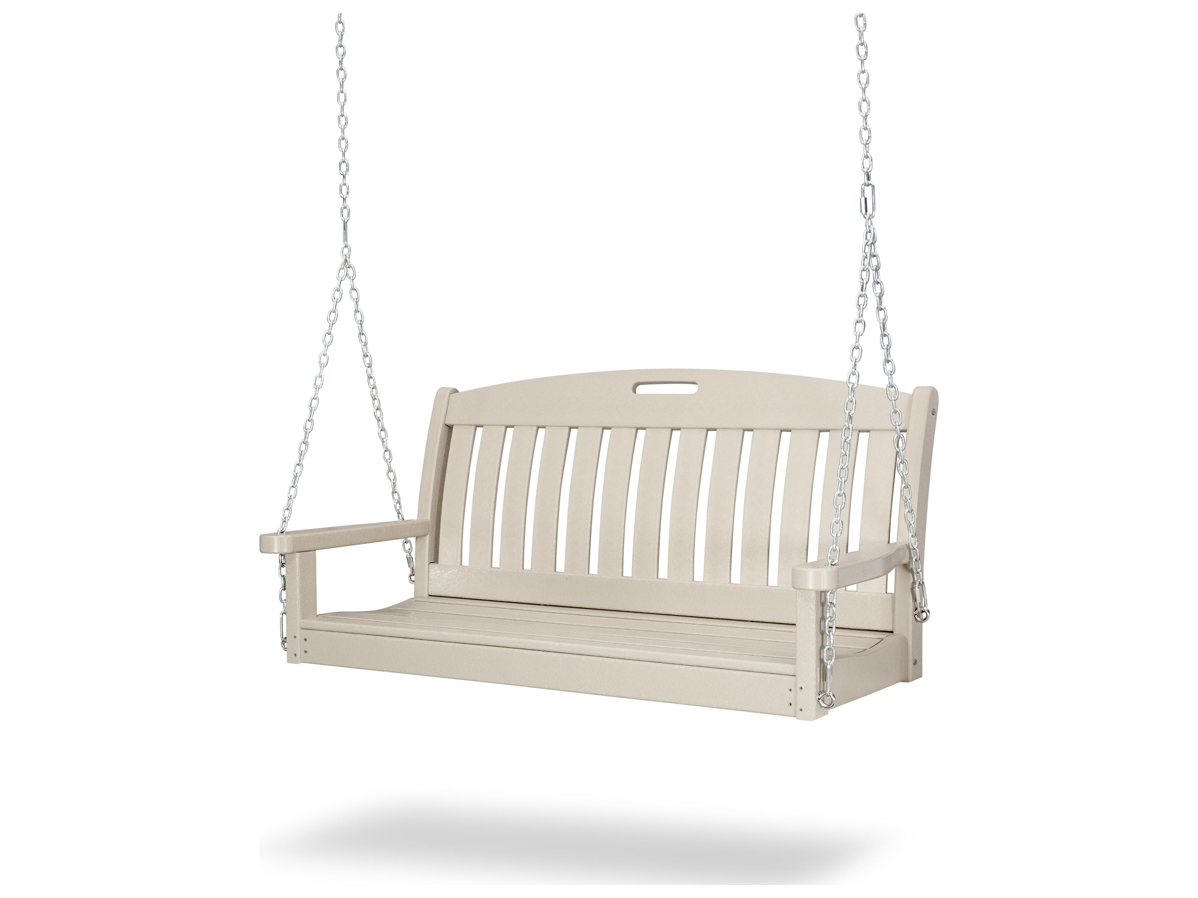 POLYWOOD® Nautical Recycled Plastic 48 Outdoor Patio Swing