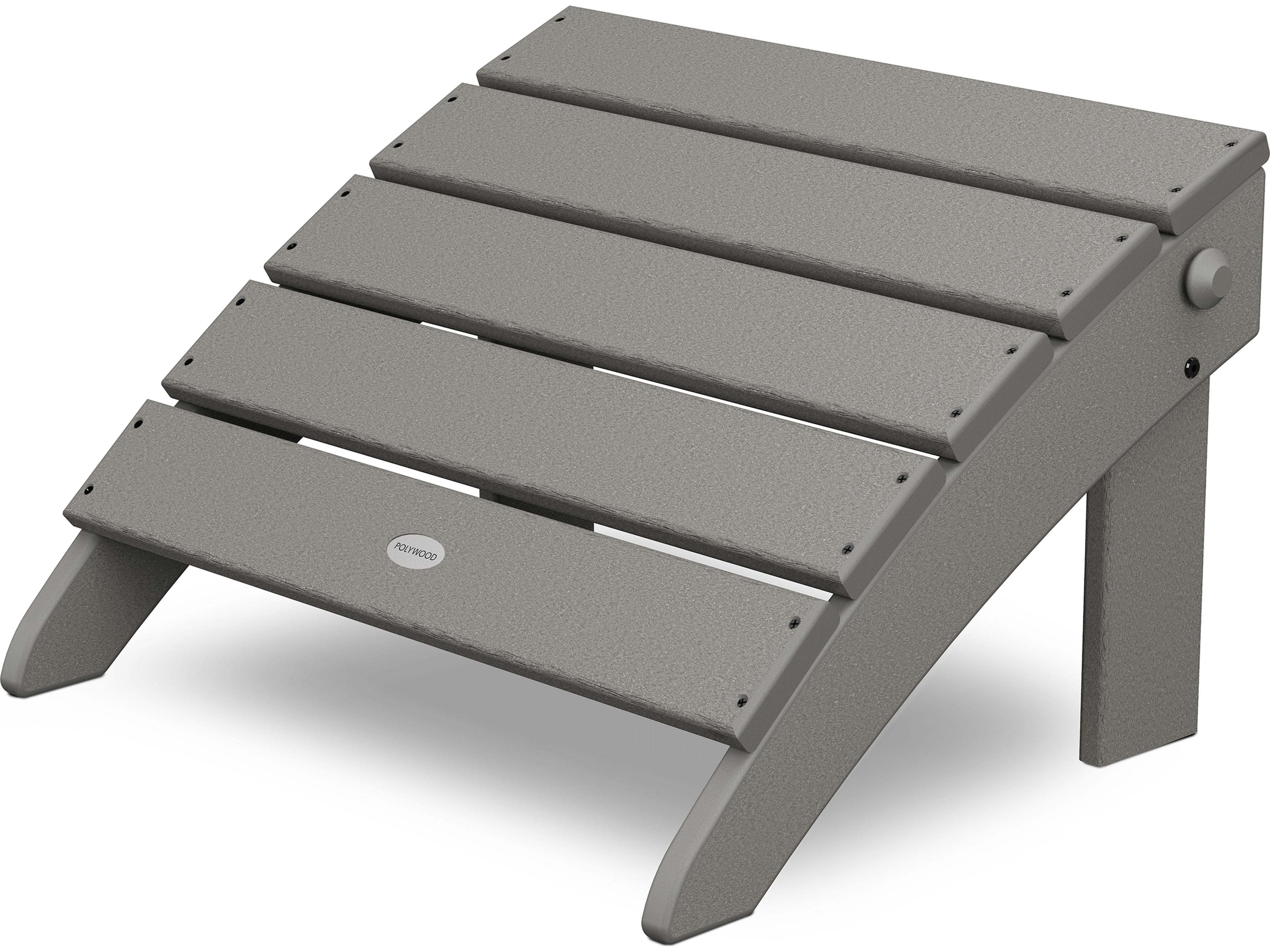 POLYWOOD® Classic Adirondack Recycled Plastic Patio Ottoman