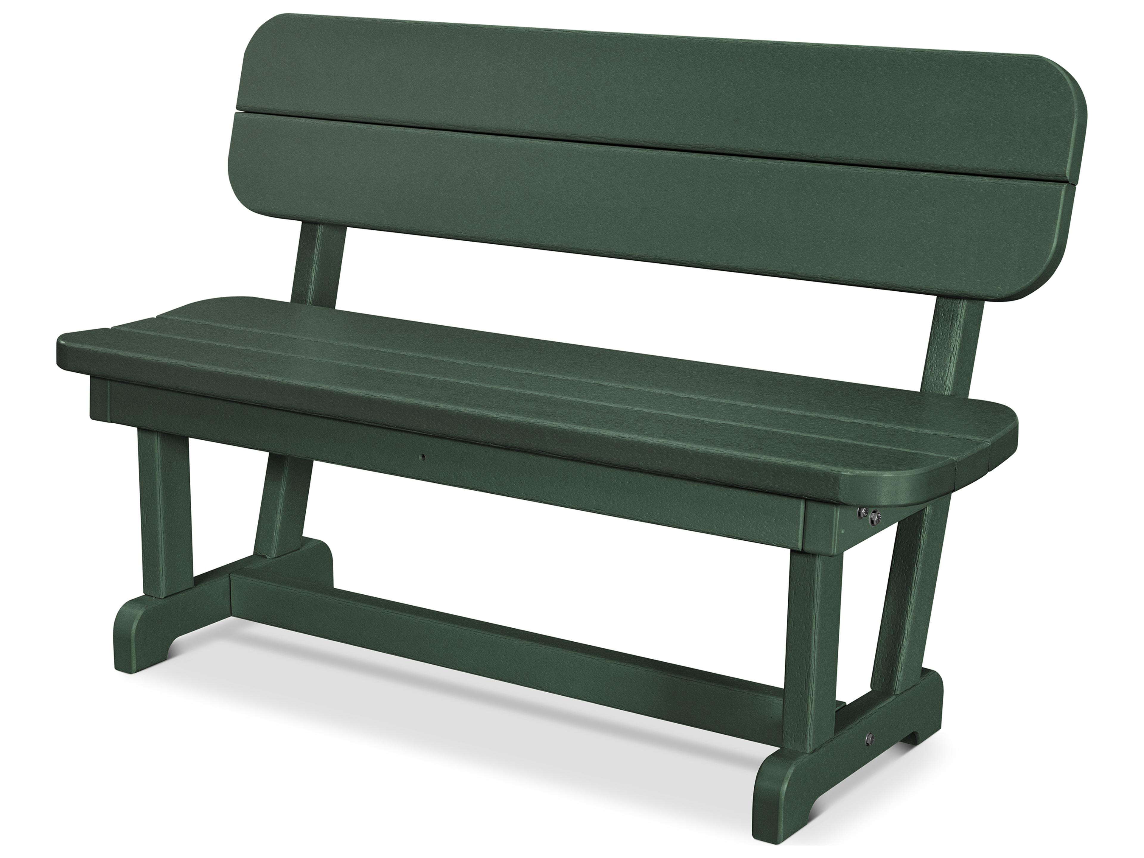 POLYWOOD® Park Recycled Plastic 48 Outdoor Bench