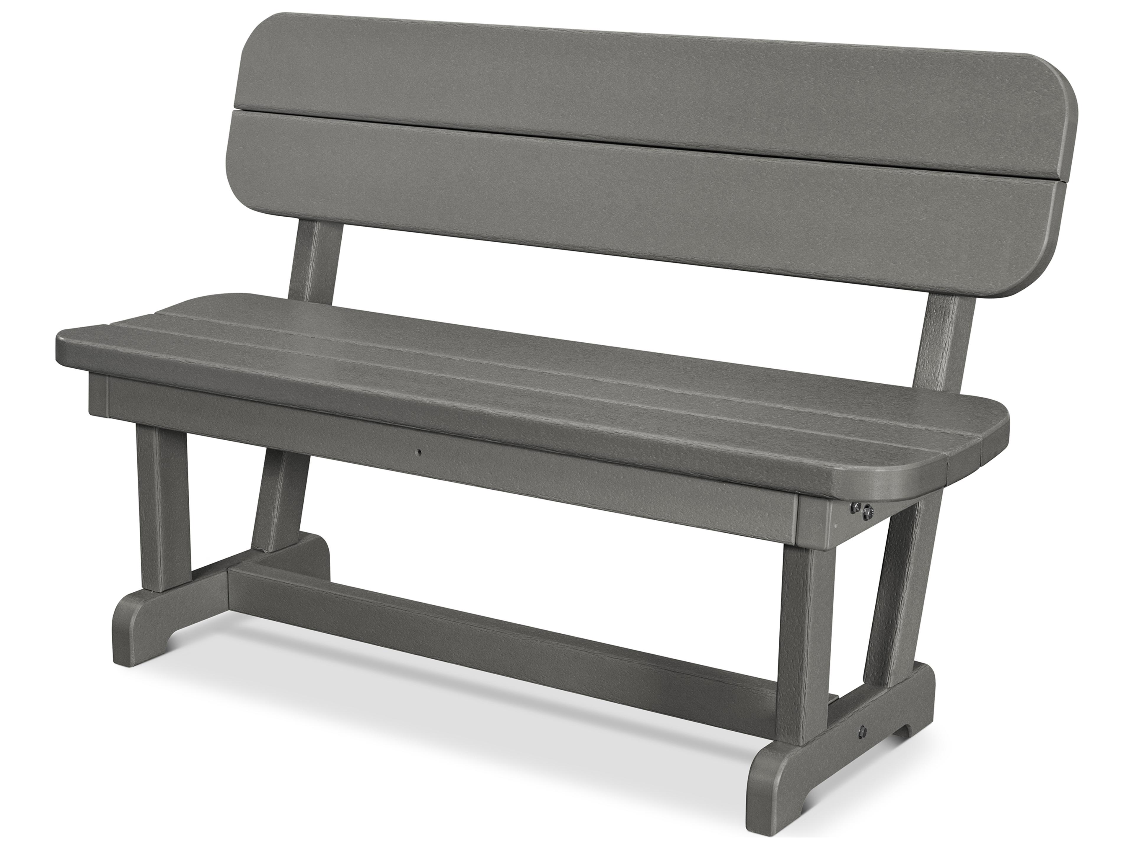 POLYWOOD® Park Recycled Plastic 48 Outdoor Bench