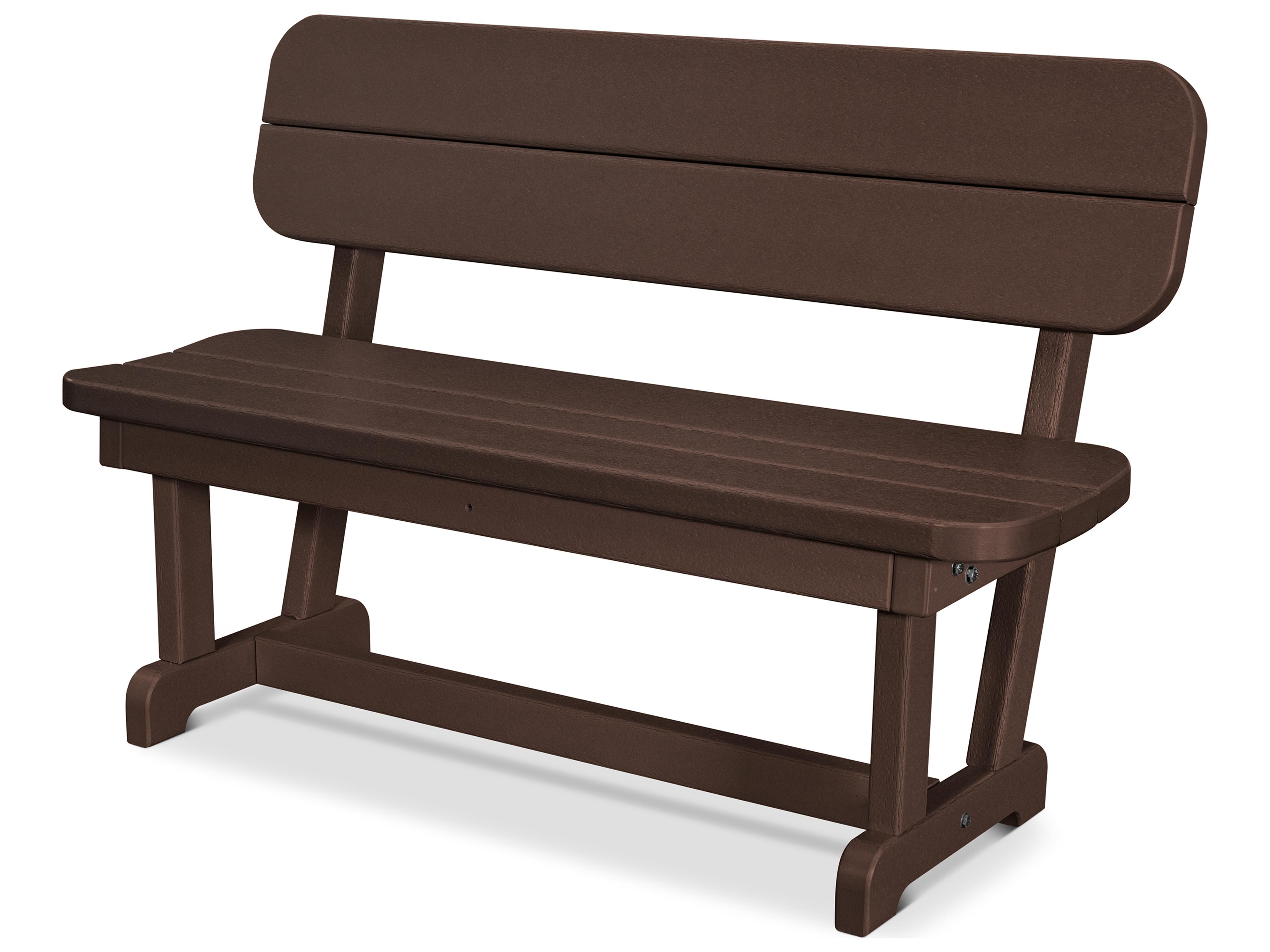 POLYWOOD® Park Recycled Plastic 48 Outdoor Bench