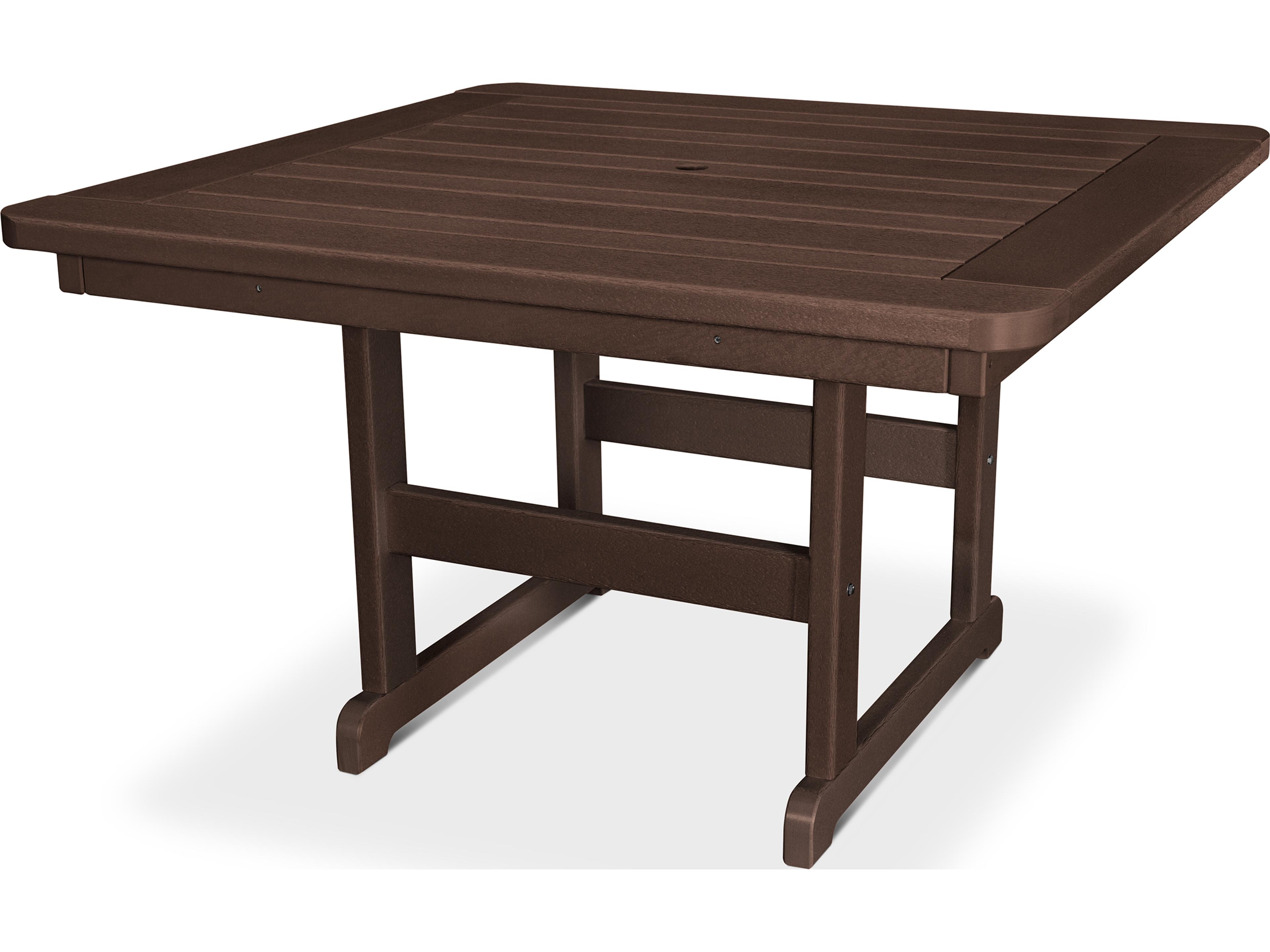 POLYWOOD® Park Recycled Plastic Square Table