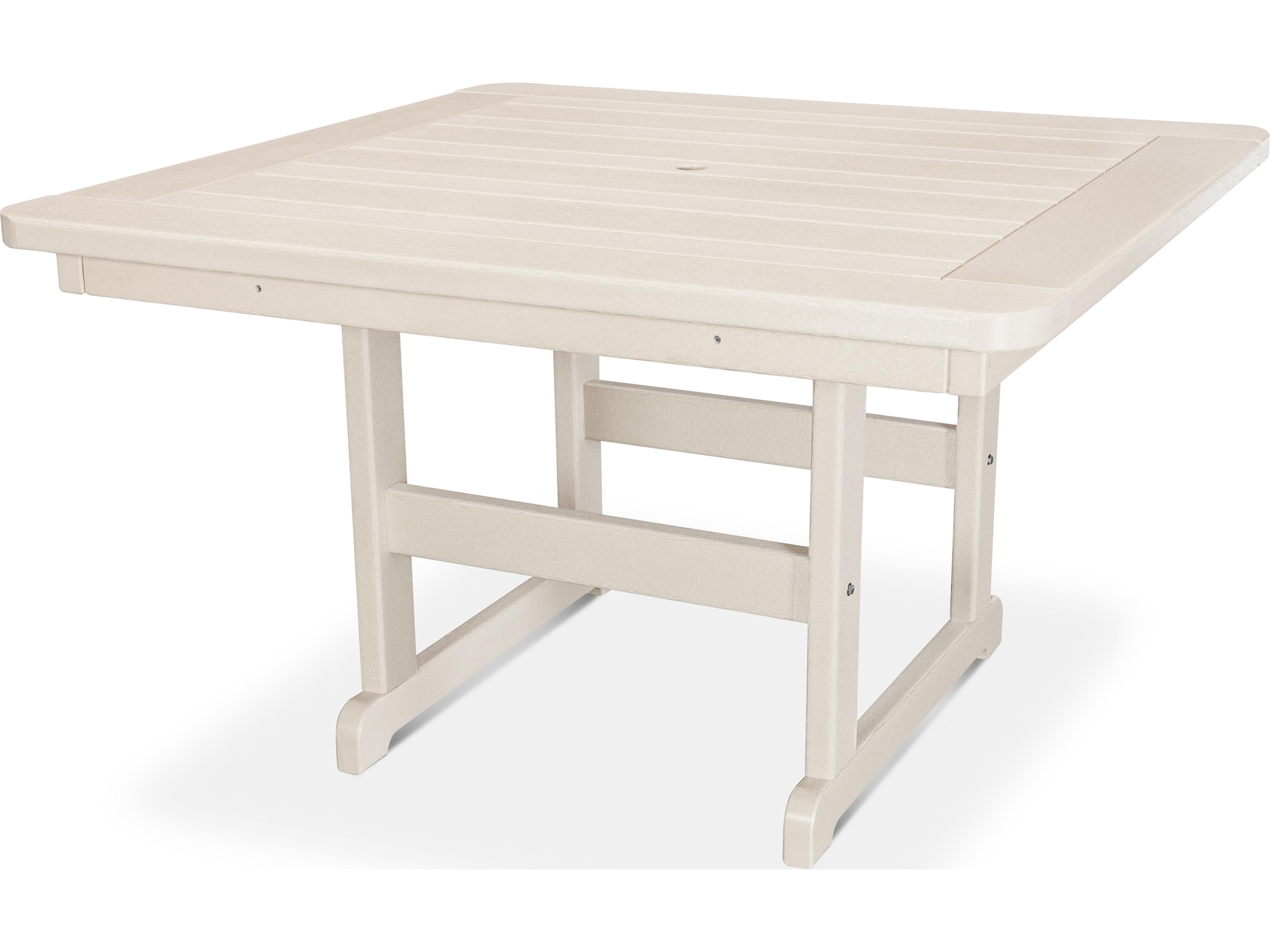 POLYWOOD® Park Recycled Plastic Square Table