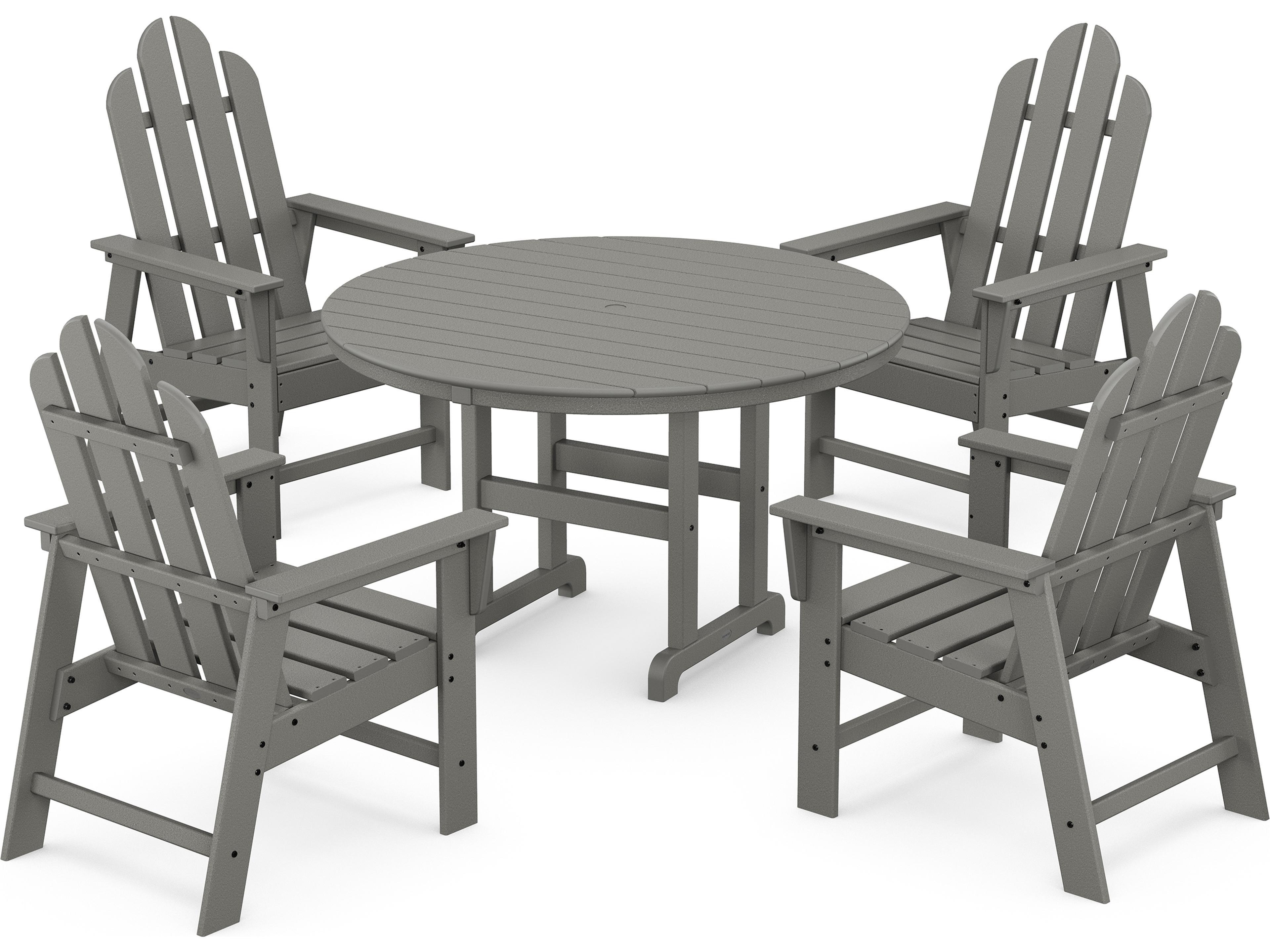 Long Island Recycled Plastic 5 Piece Outdoor Dining Set