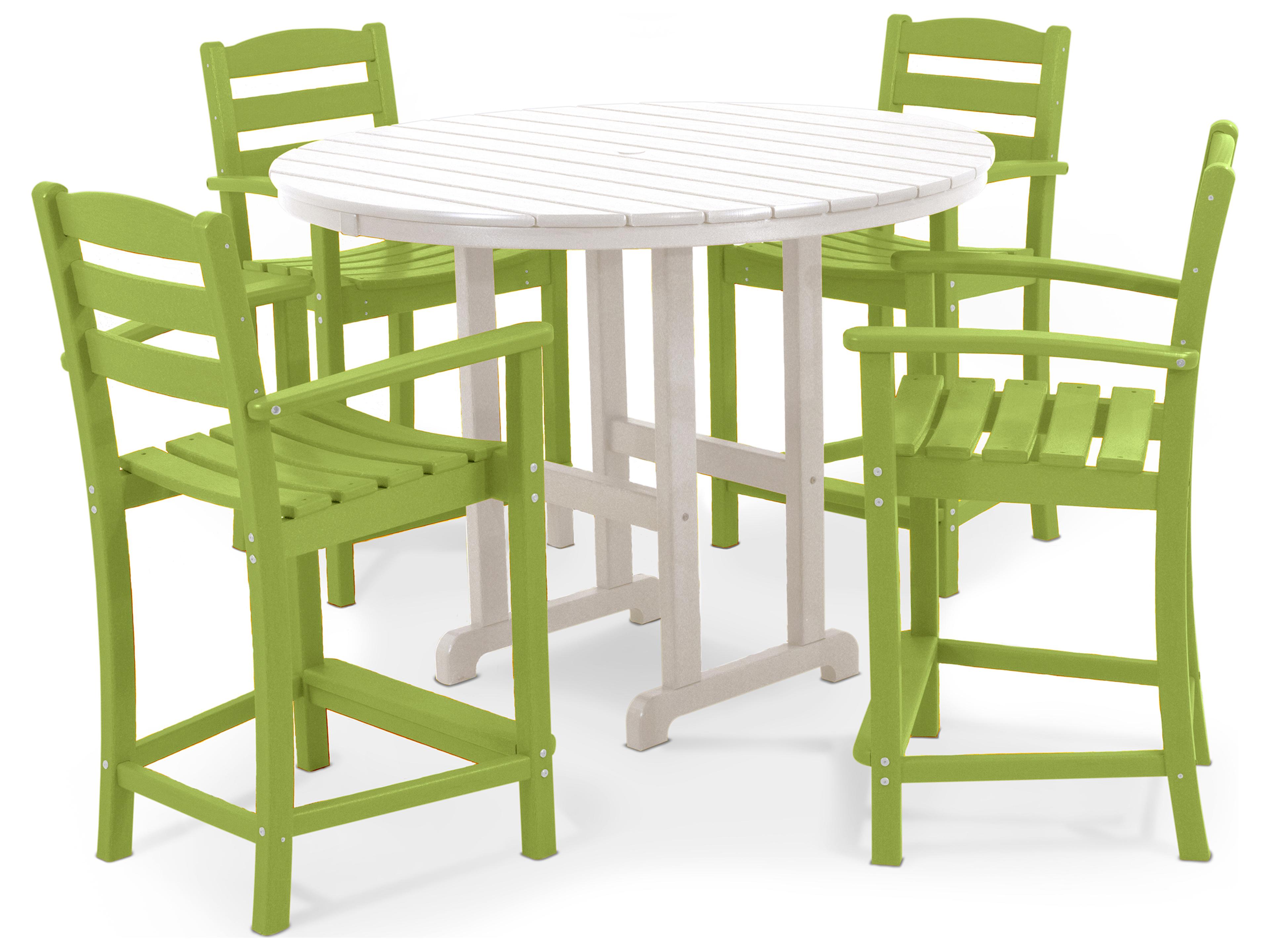 La Casa Cafe Recycled Plastic 5-Piece Counter Set