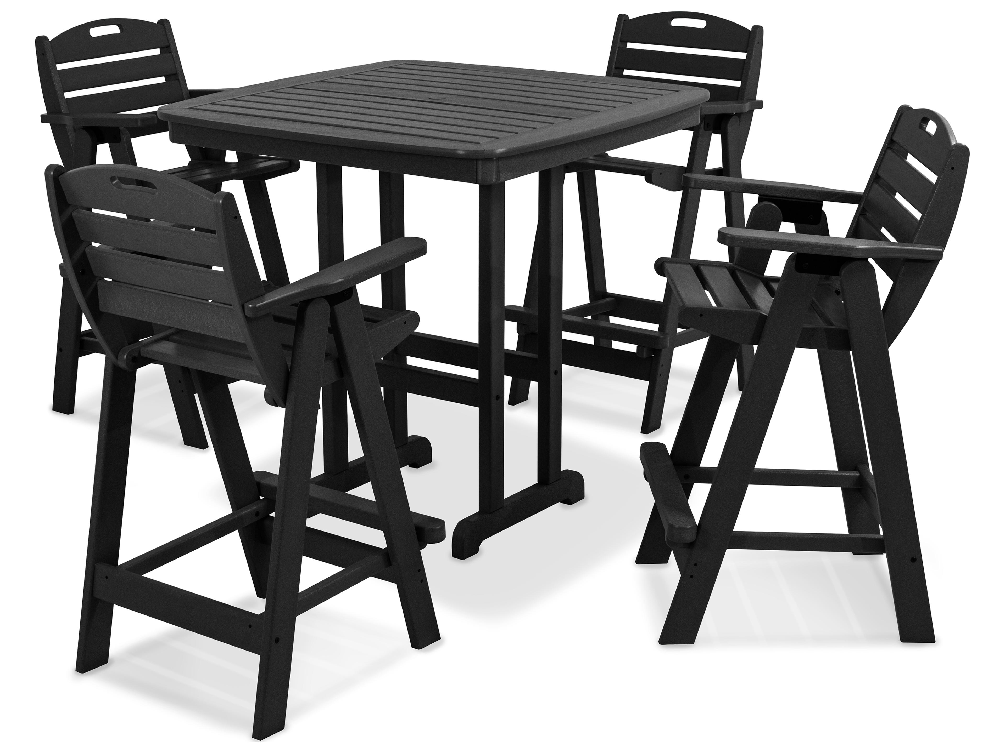 Nautical Recycled Plastic 5-Piece Bar Set