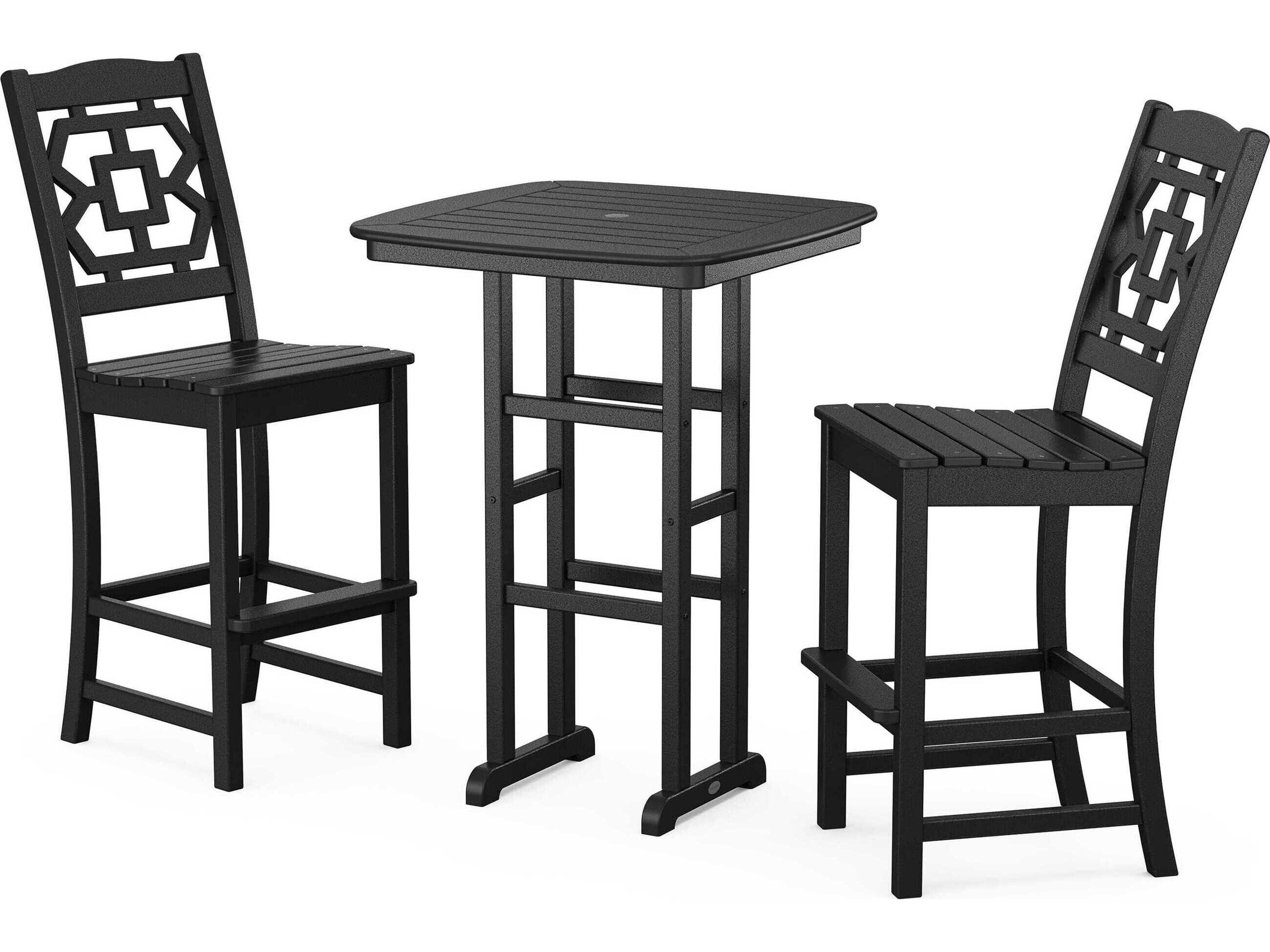 POLYWOOD® Martha Stewart Chinoiserie 3-Piece Bar Set