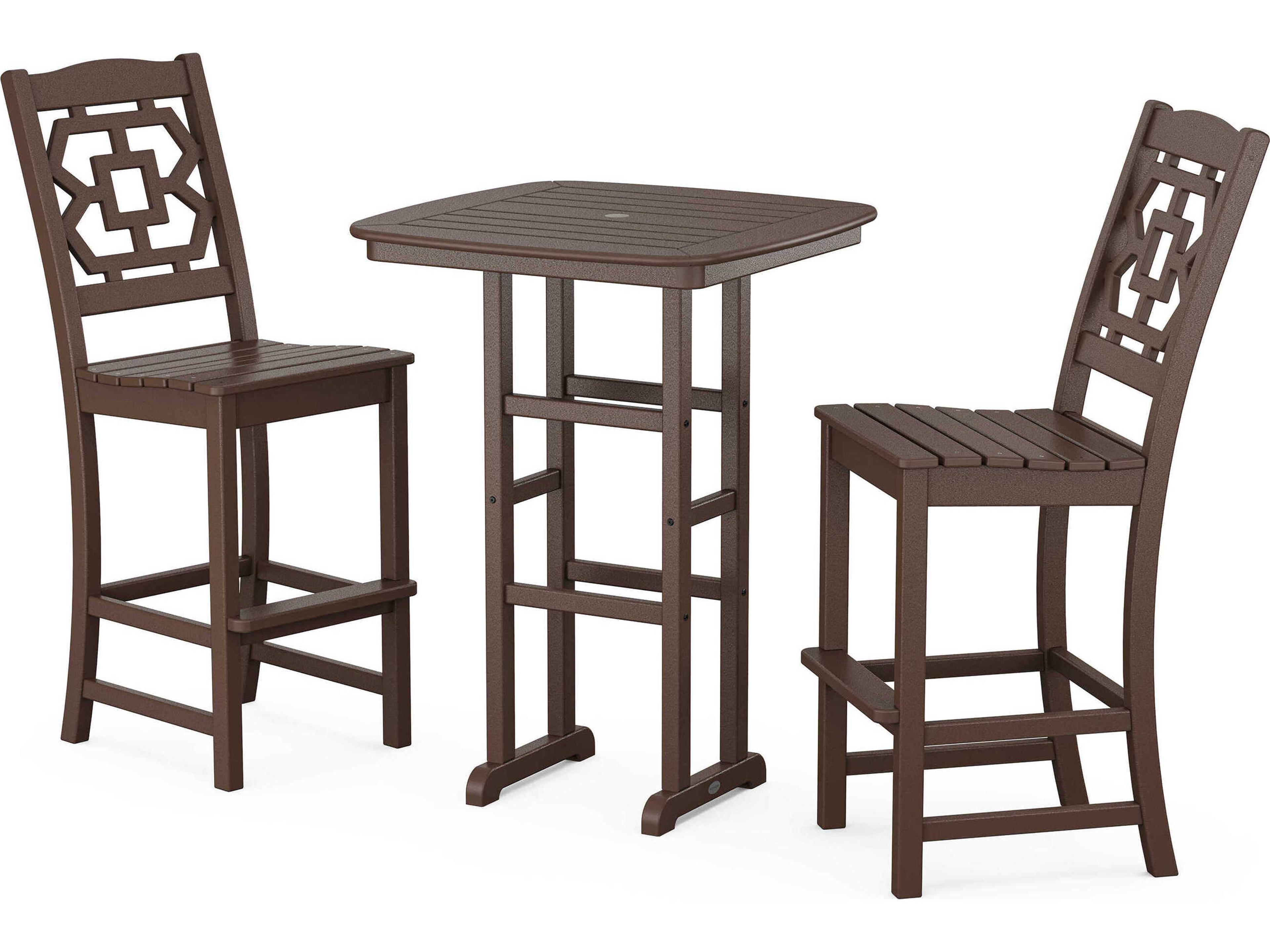 POLYWOOD® Martha Stewart Chinoiserie 3-Piece Bar Set
