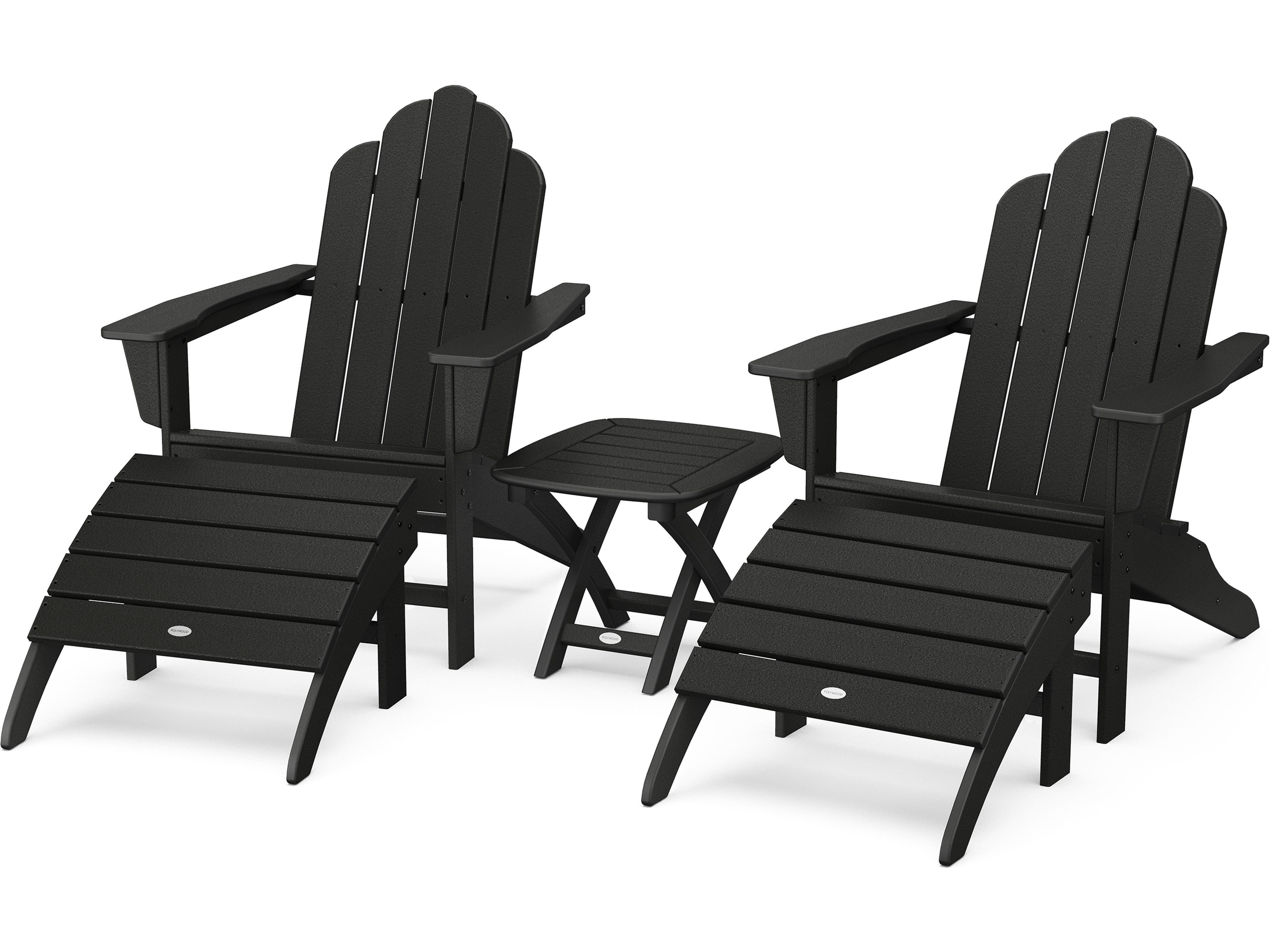 POLYWOOD® Long Island Recycled Plastic Adirondack 3-Piece Set