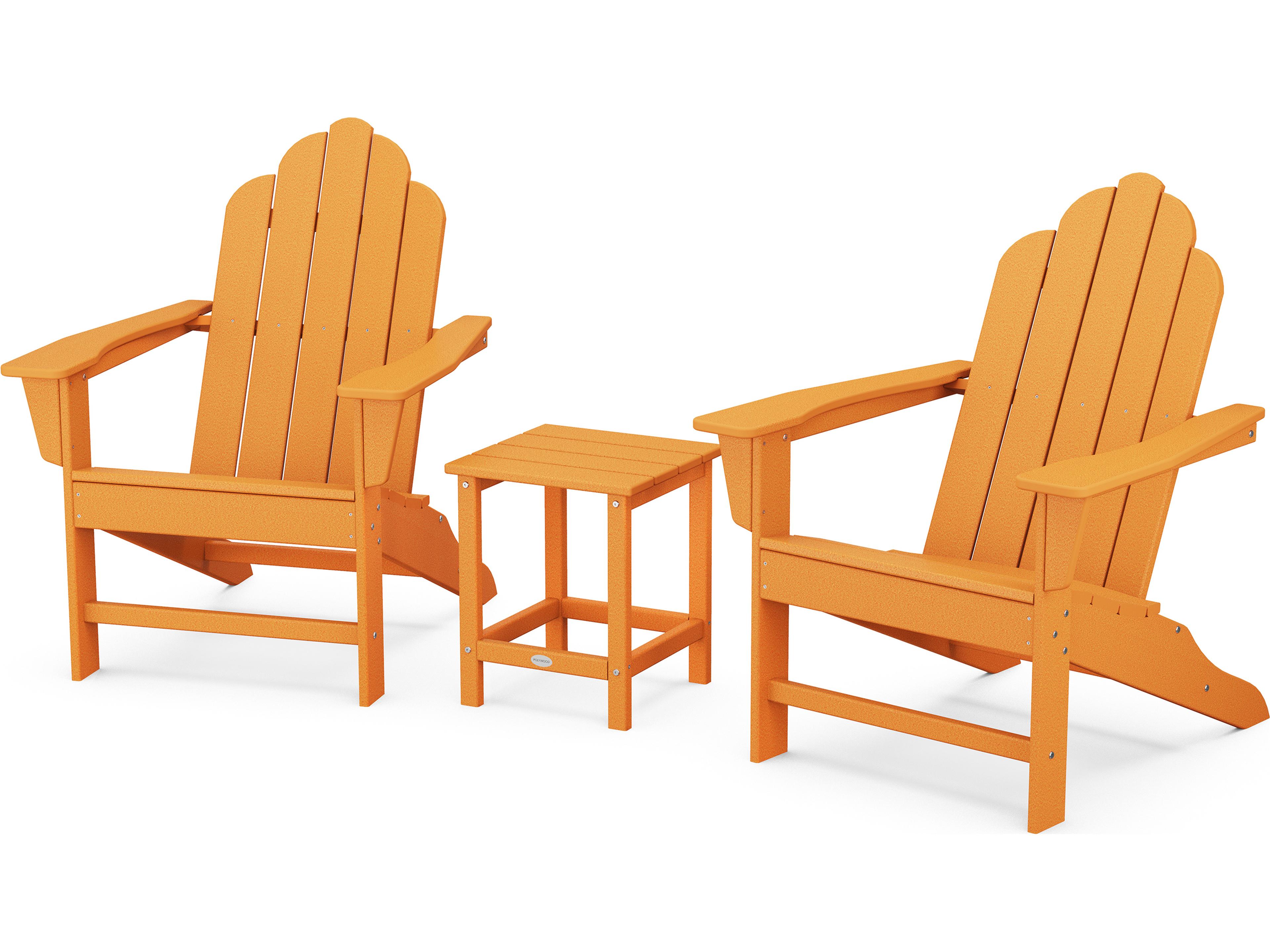 Long Island Recycled Plastic Adirondack 3-Piece Set