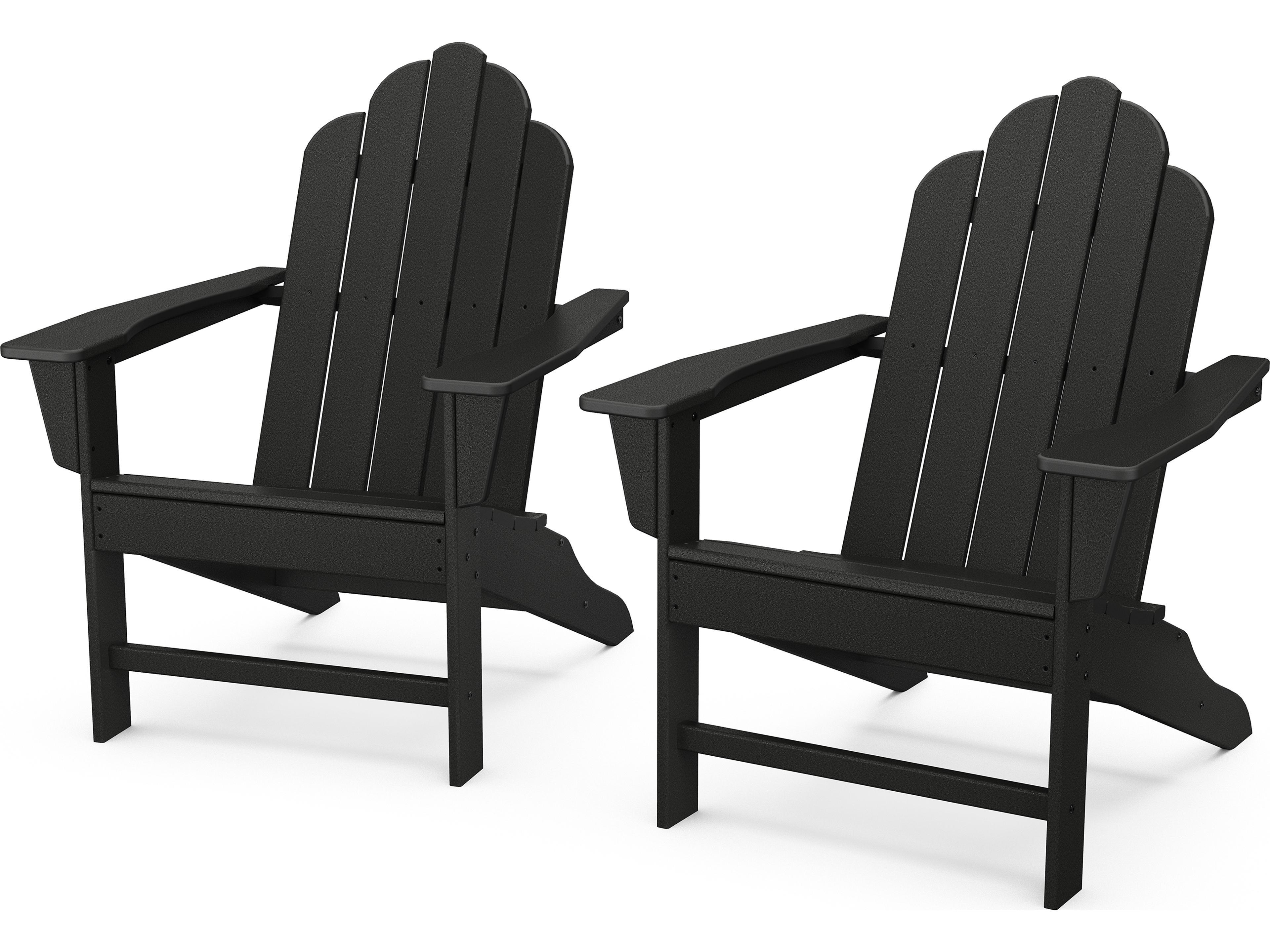 POLYWOOD® Long Island Recycled Plastic Adirondack 2-Piece Set