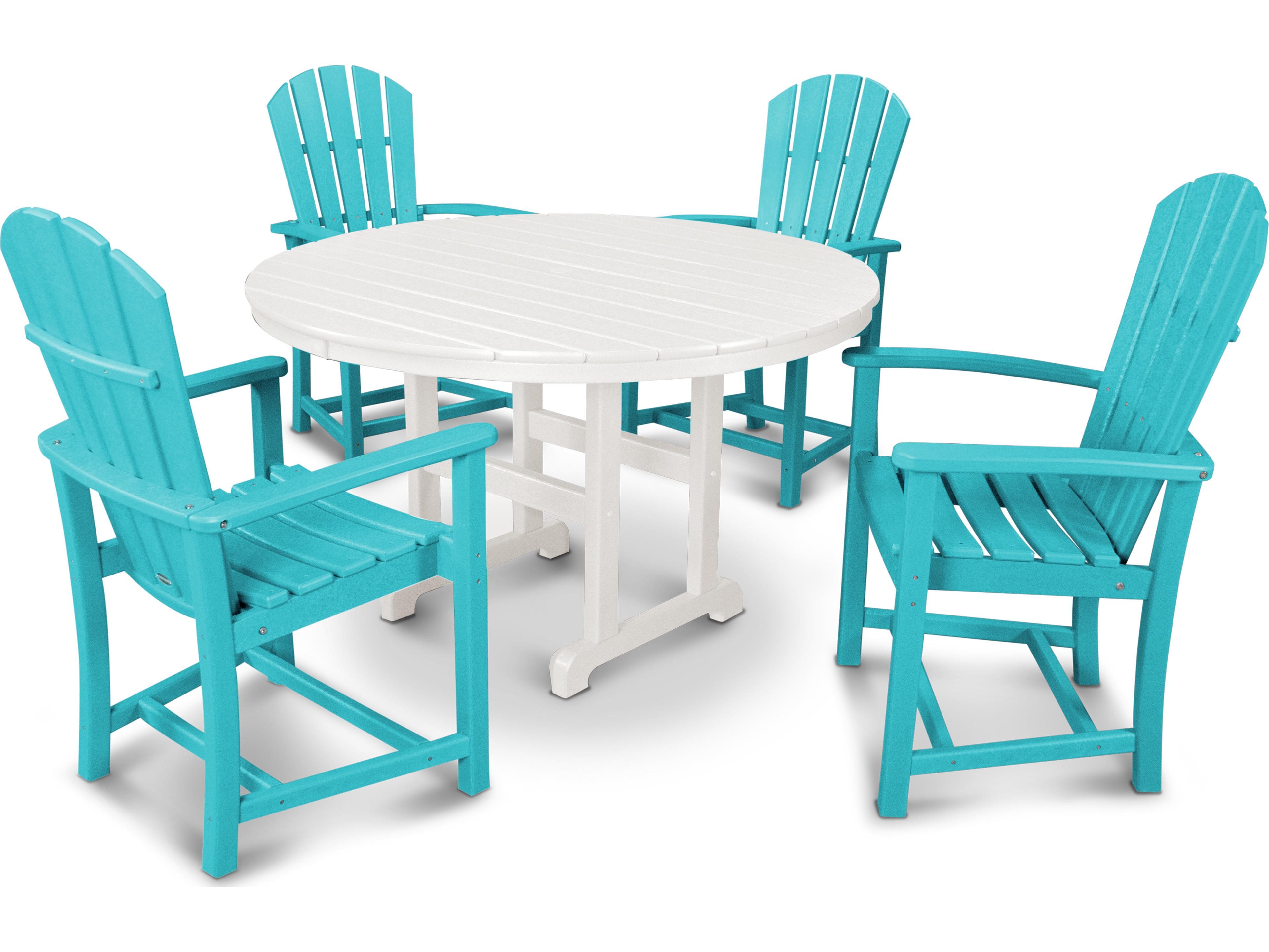 Palm Coast Recycled Plastic 5 Piece Patio Dining Set