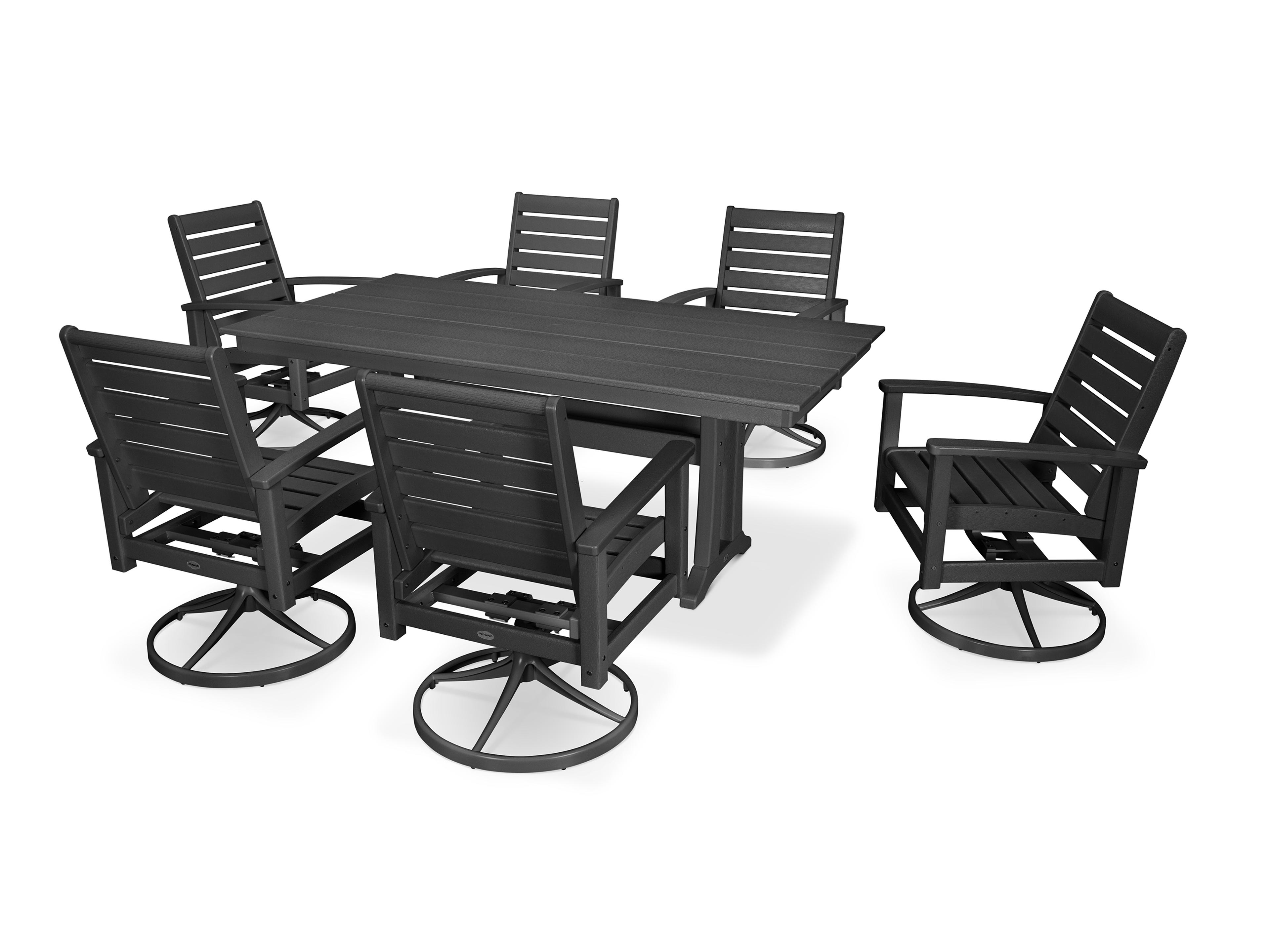 Signature Recycled Plastic 7 Piece Outdoor Dining Set