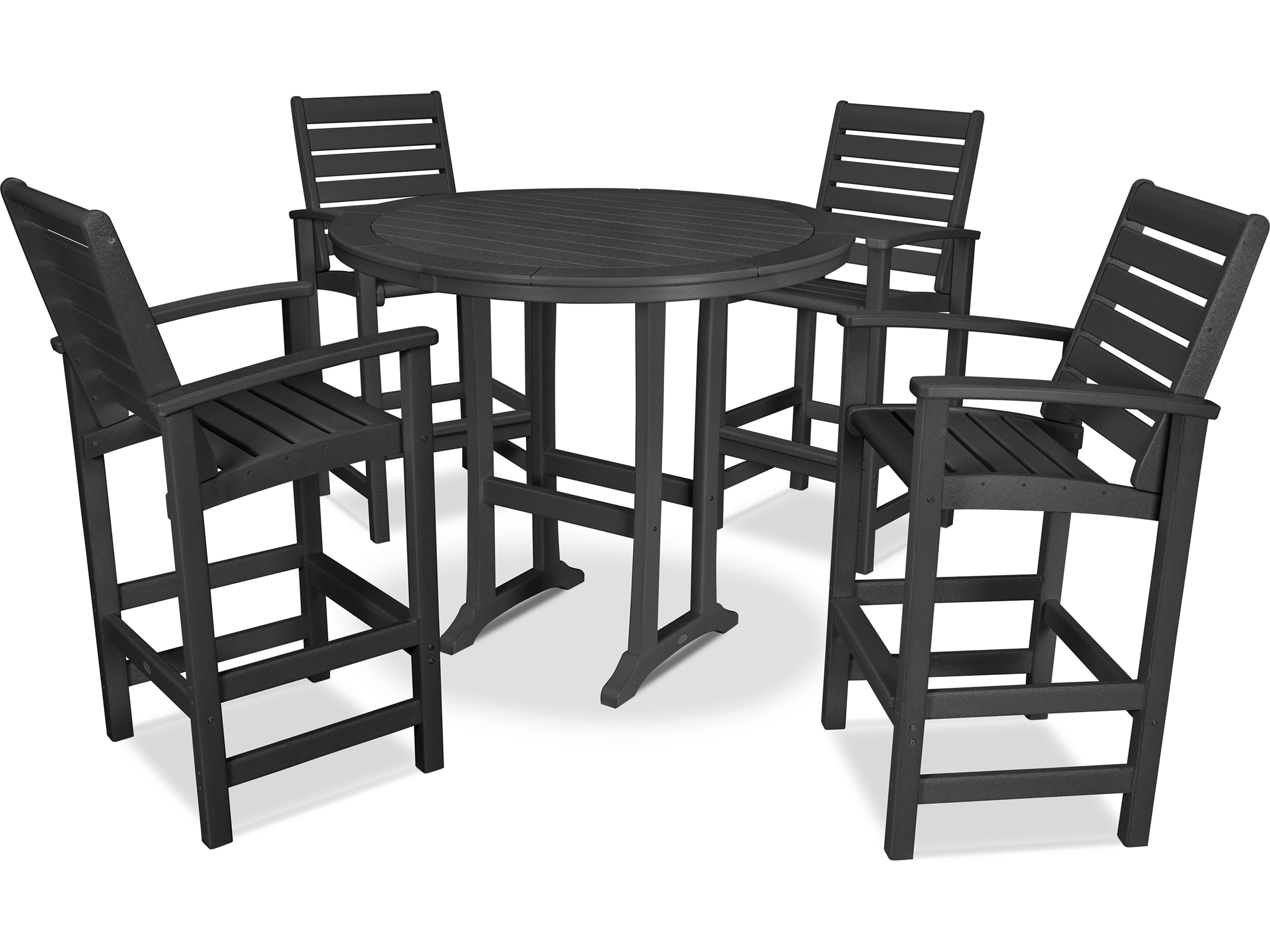 Signature Recycled Plastic 5 Piece Bar Set