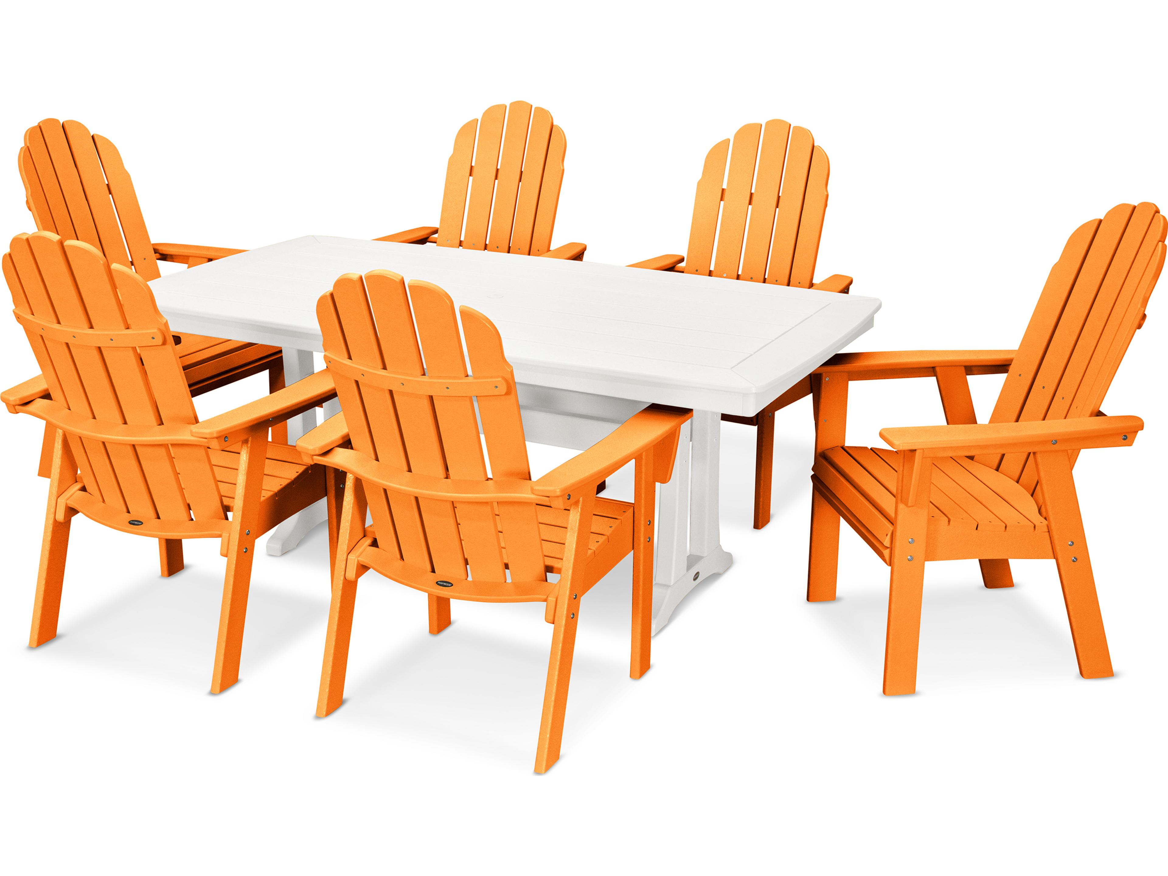 POLYWOOD® Vineyard Recycled Plastic Outdoor Patio Dining Set