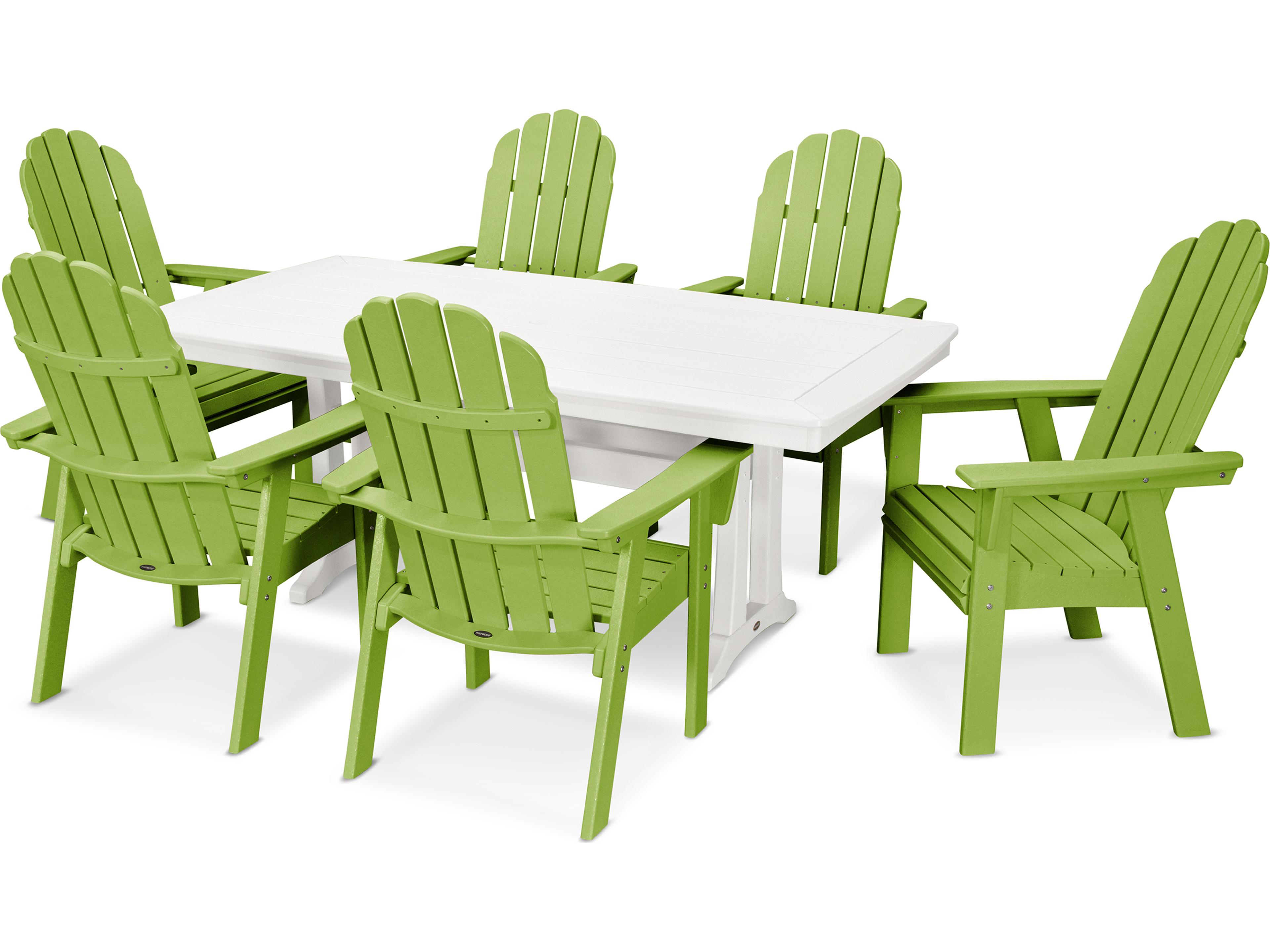 POLYWOOD® Vineyard Recycled Plastic Outdoor Patio Dining Set