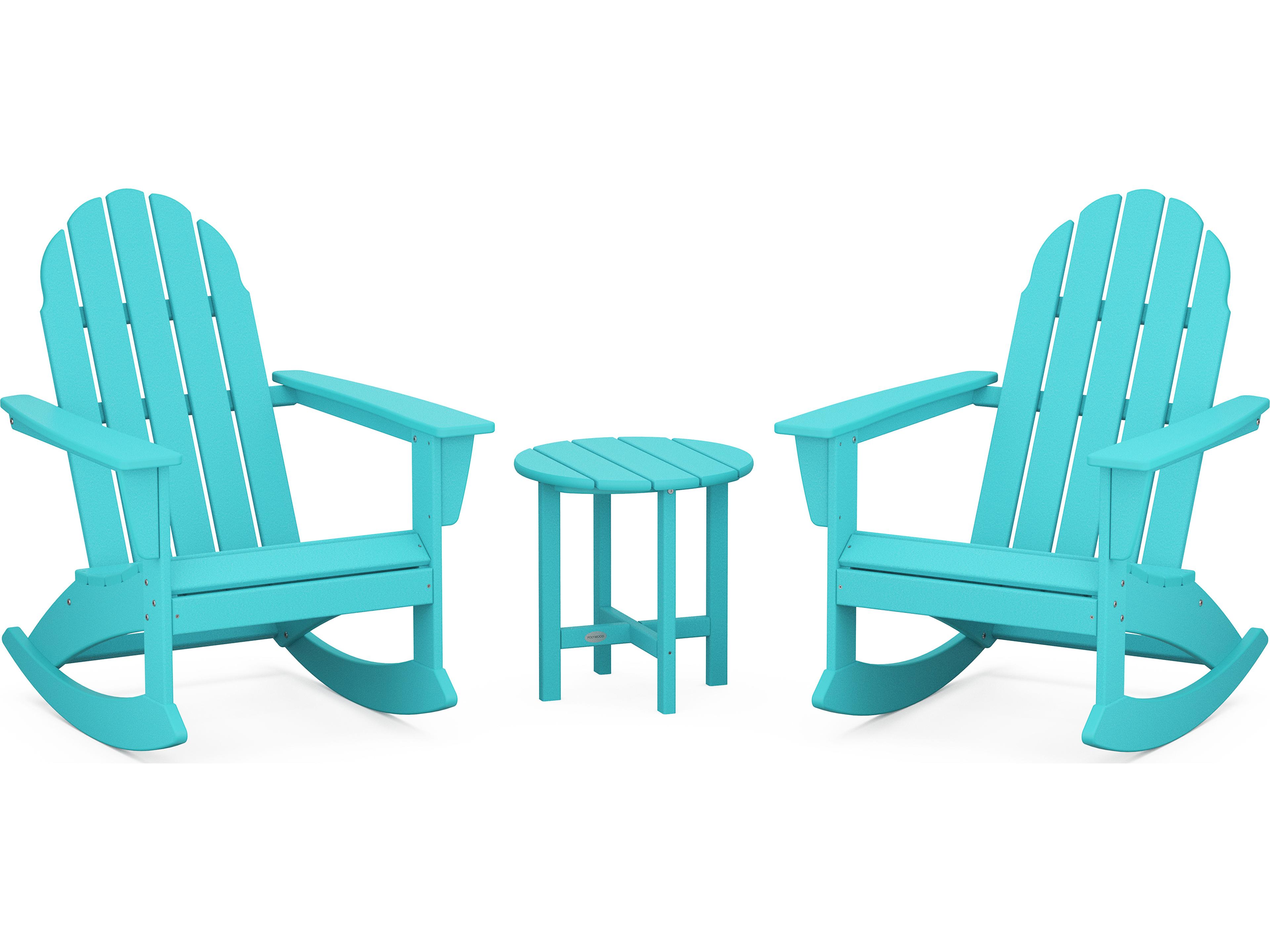 Vineyard Recycled Plastic 3 Piece Patio Lounge Set