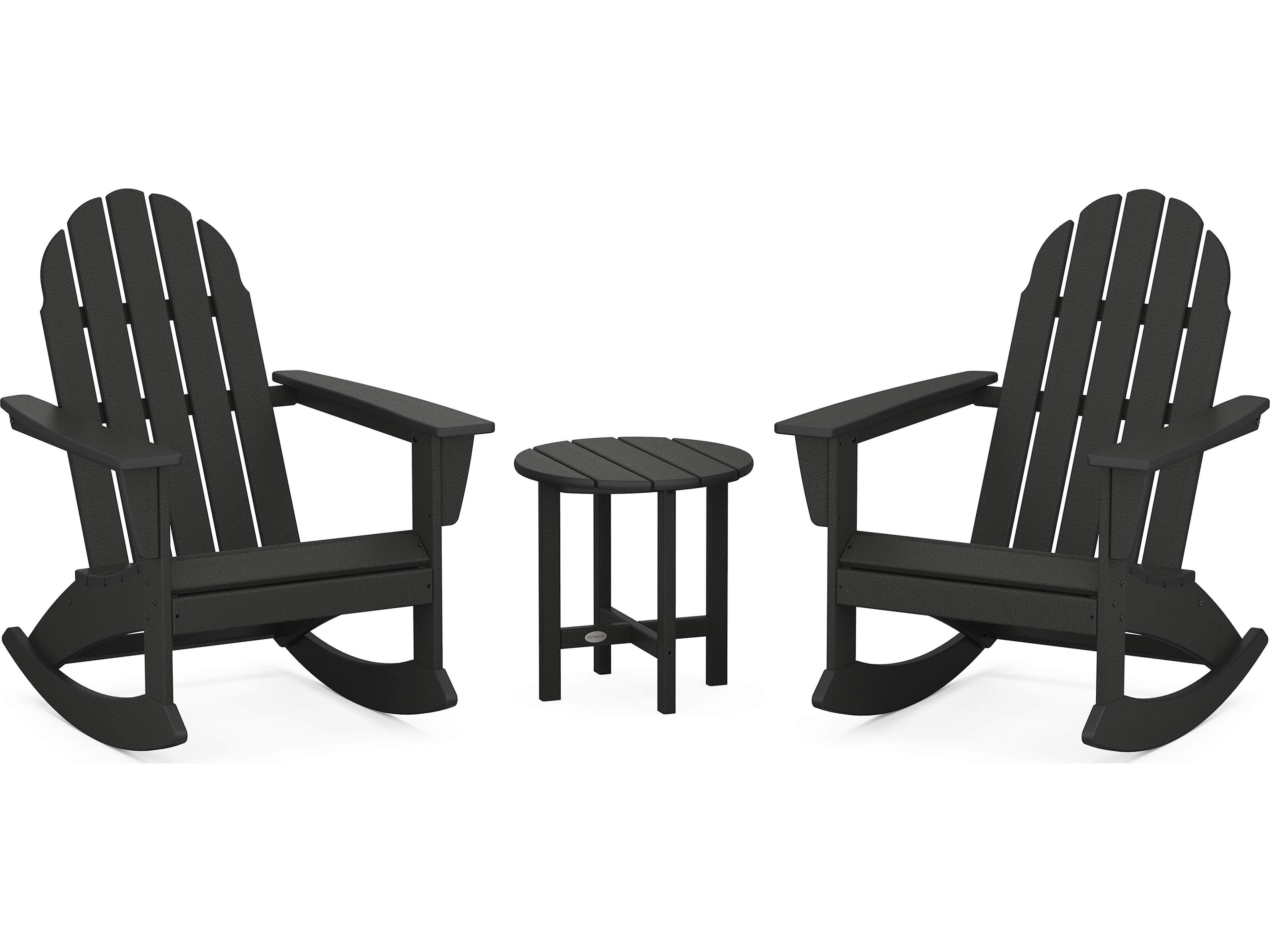 POLYWOOD® Vineyard Recycled Plastic 3 Piece Patio Lounge Set
