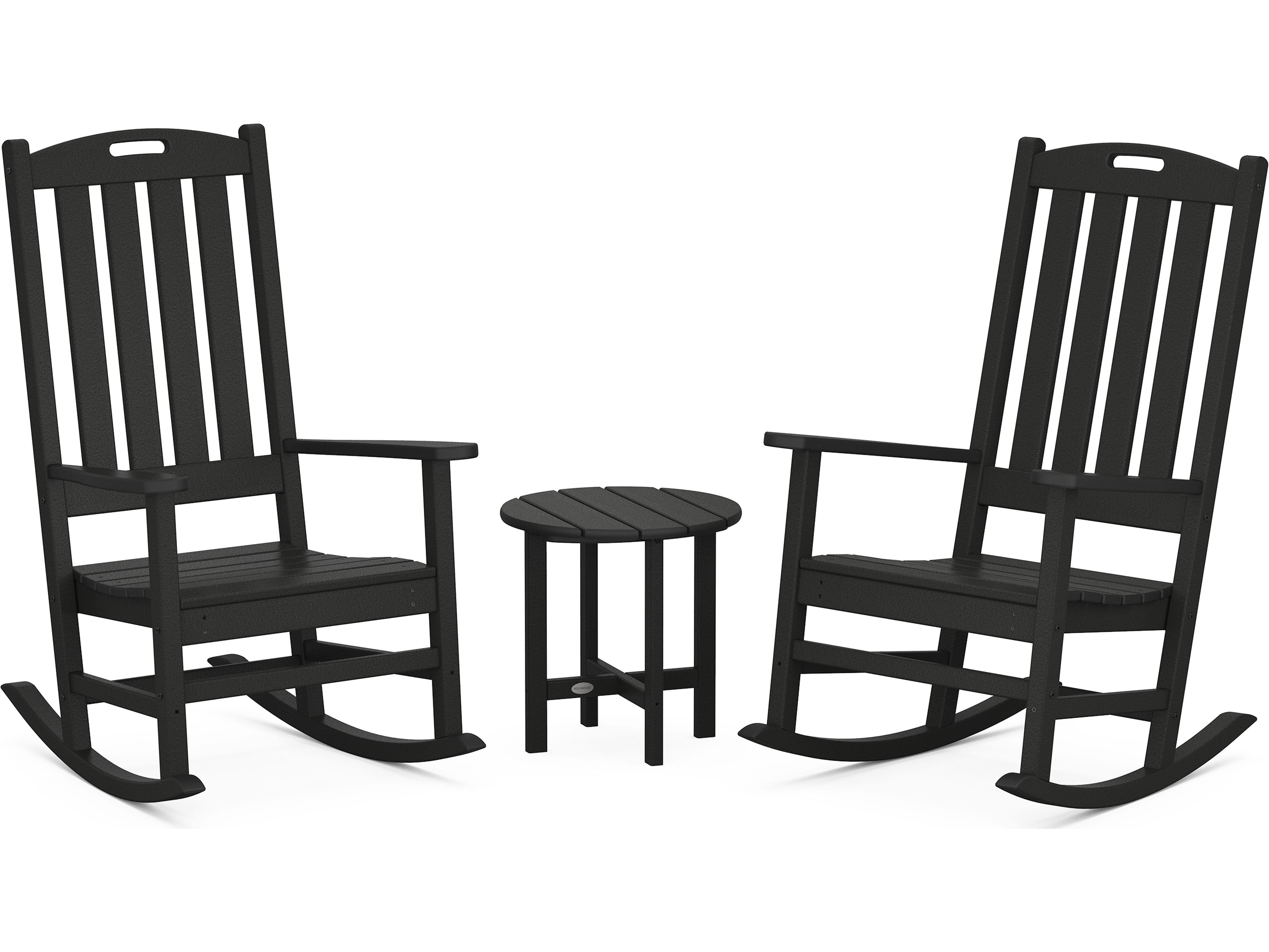 Nautical Recycled Plastic 3 Piece Outdoor Patio Lounge Set