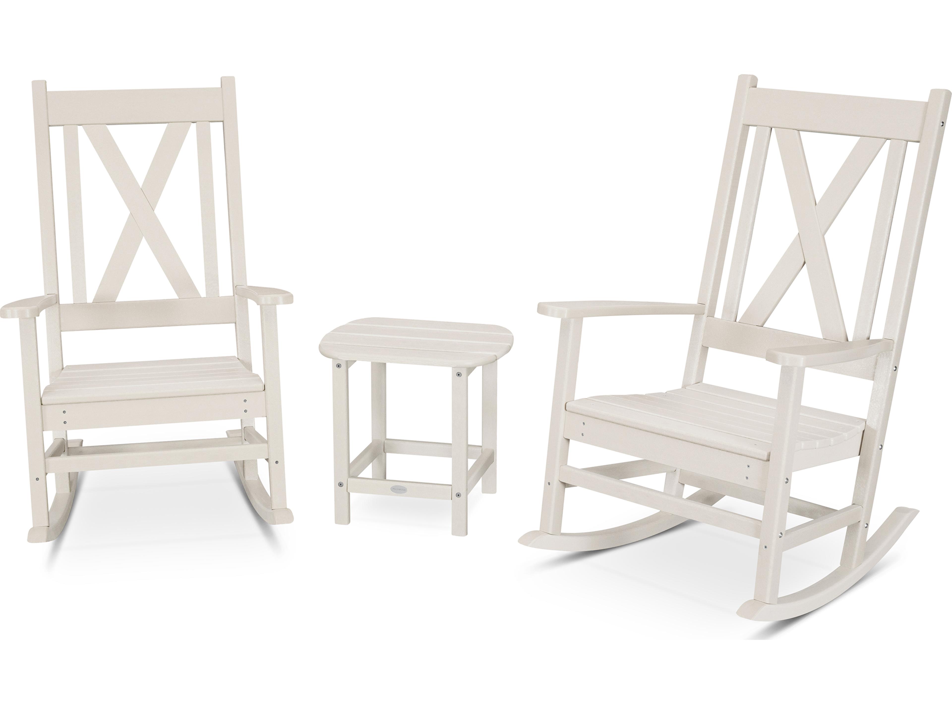 POLYWOOD® Braxton Recycled Plastic Cushion Patio Lounge Set