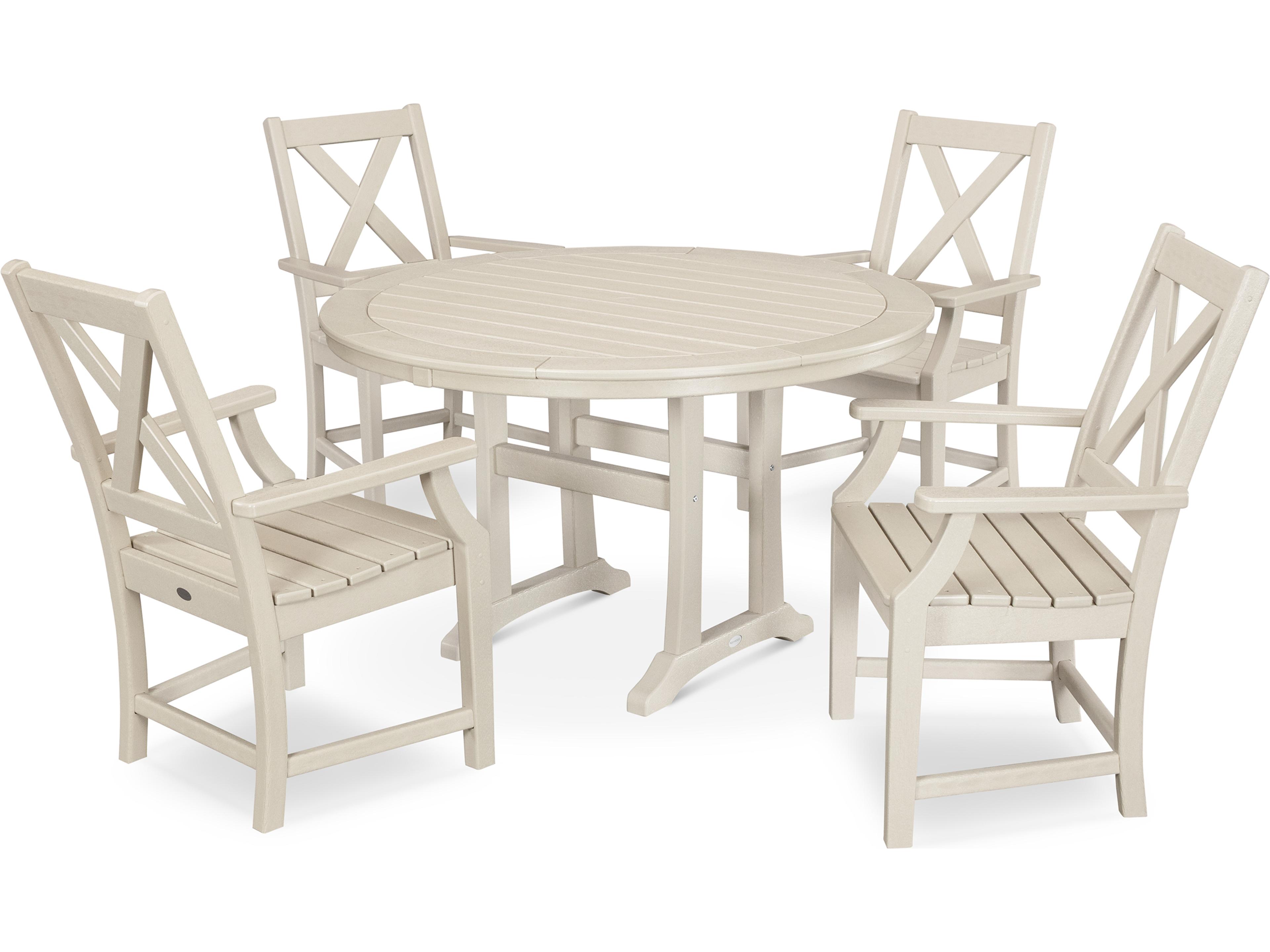Braxton Recycled Plastic 5 Piece Patio Dining Set