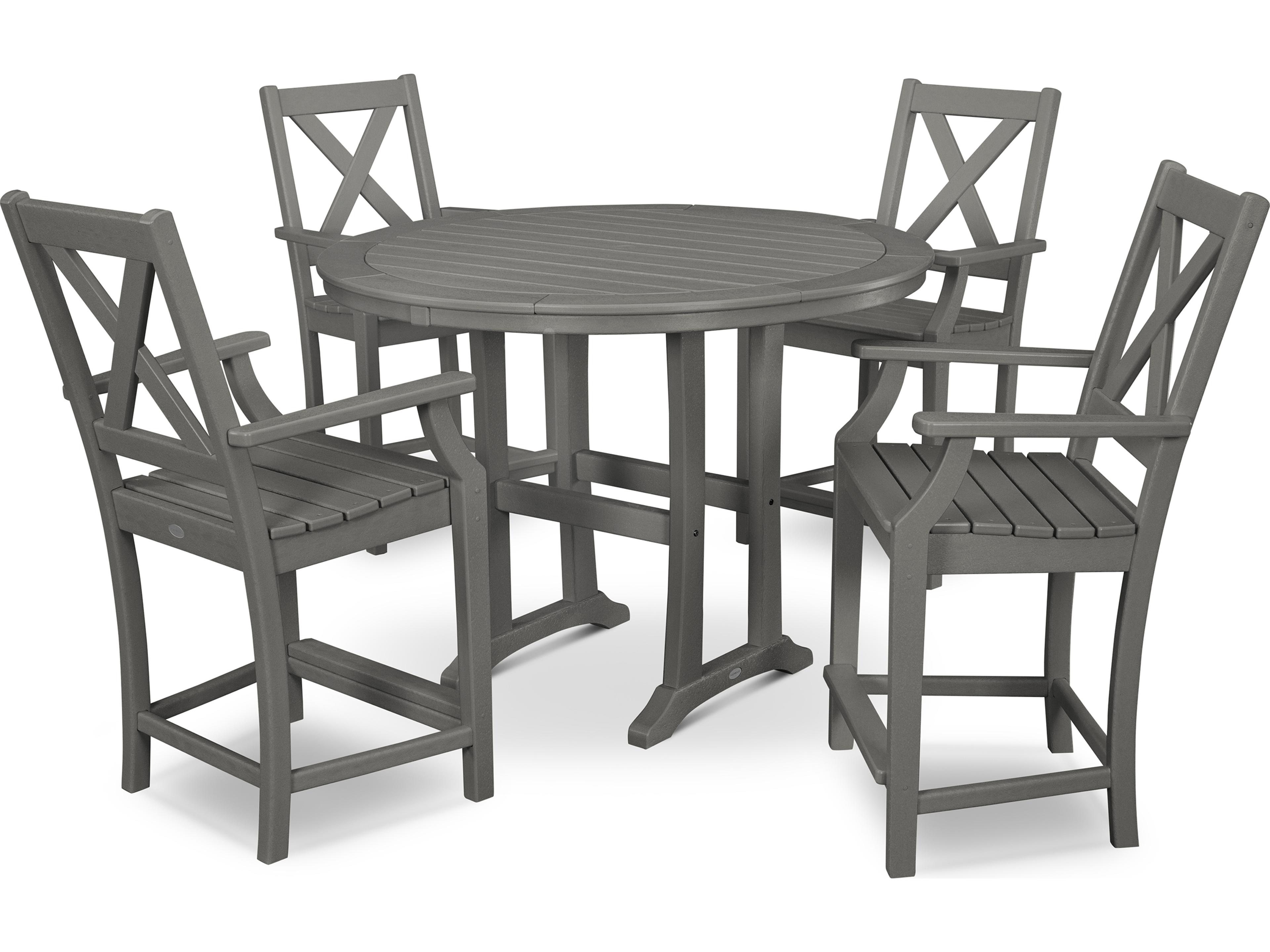 Braxton Recycled Plastic 5 Piece Counter Set