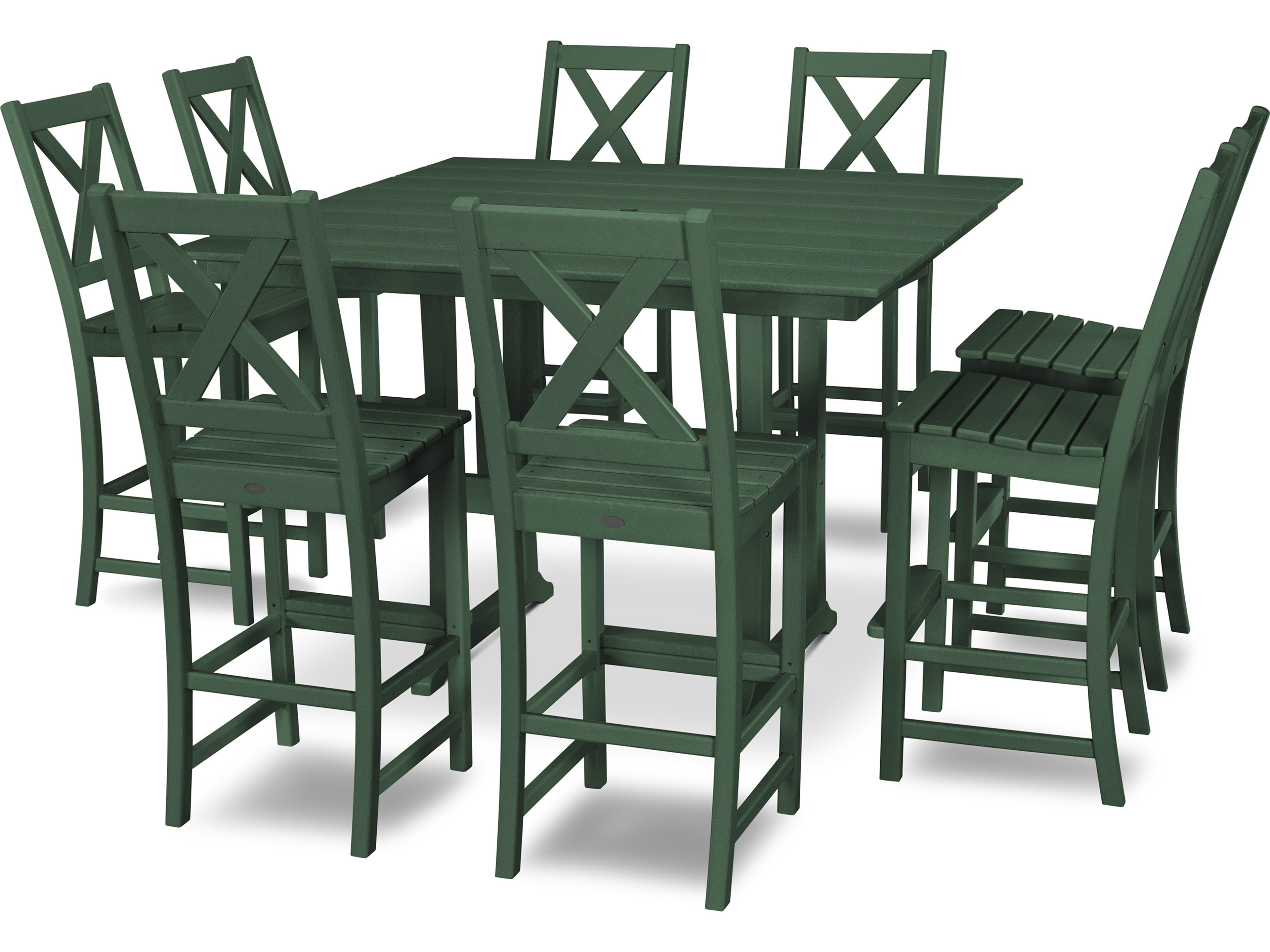 POLYWOOD® Lakeside Recycled Plastic Bar Set