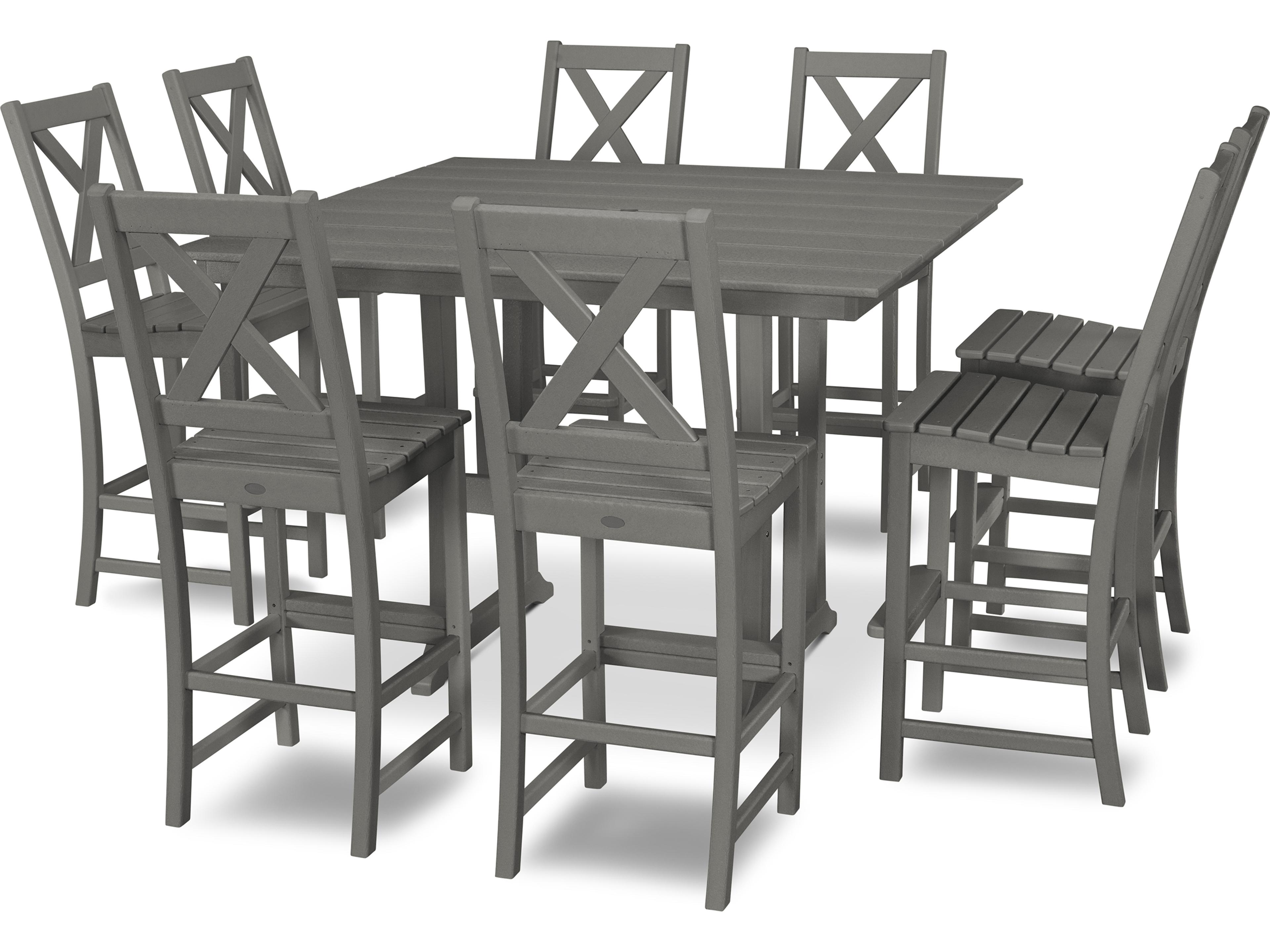 POLYWOOD® Lakeside Recycled Plastic Bar Set