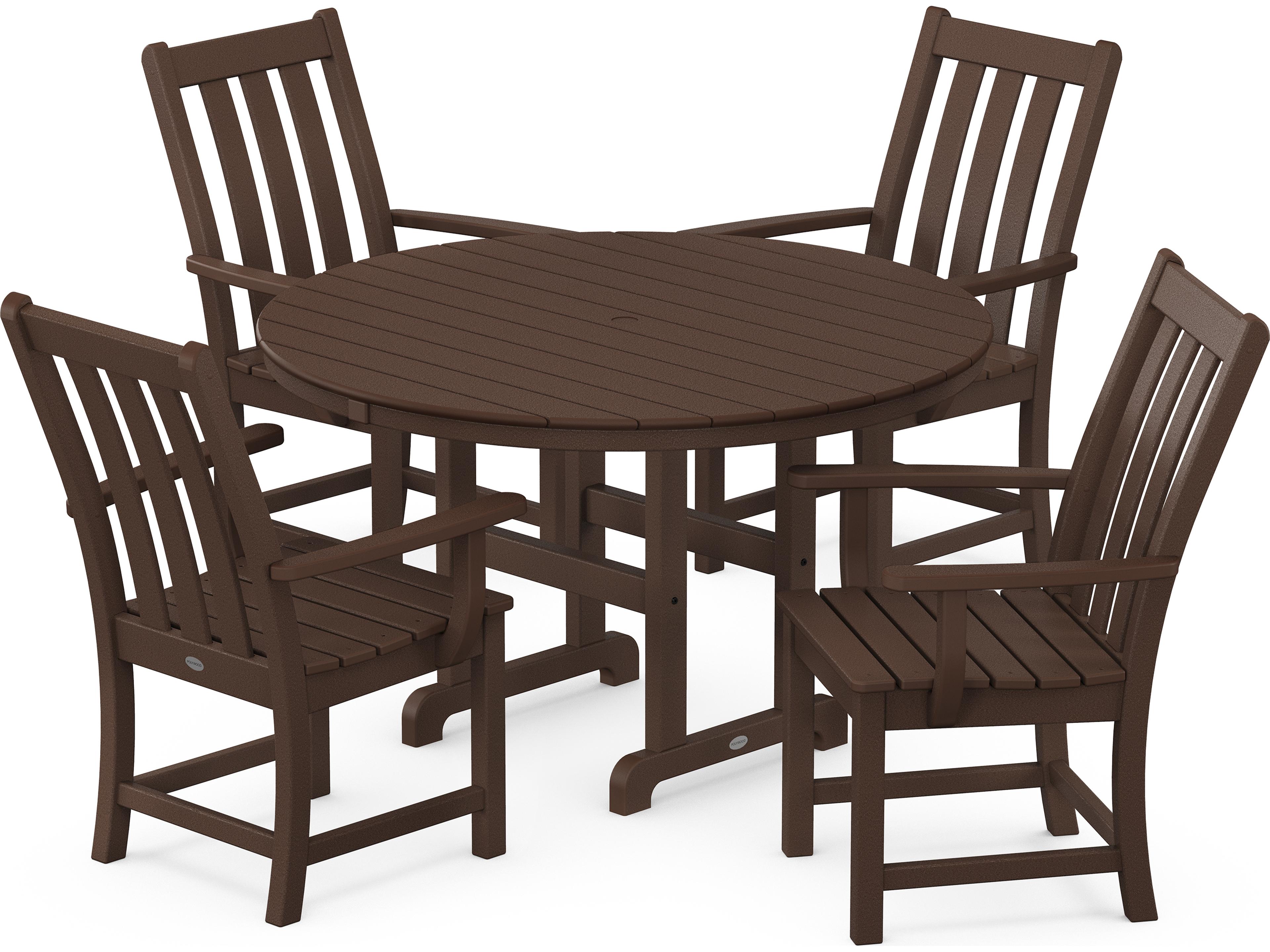 Vineyard Recycled Plastic 5 Piece Outdoor Dining Set