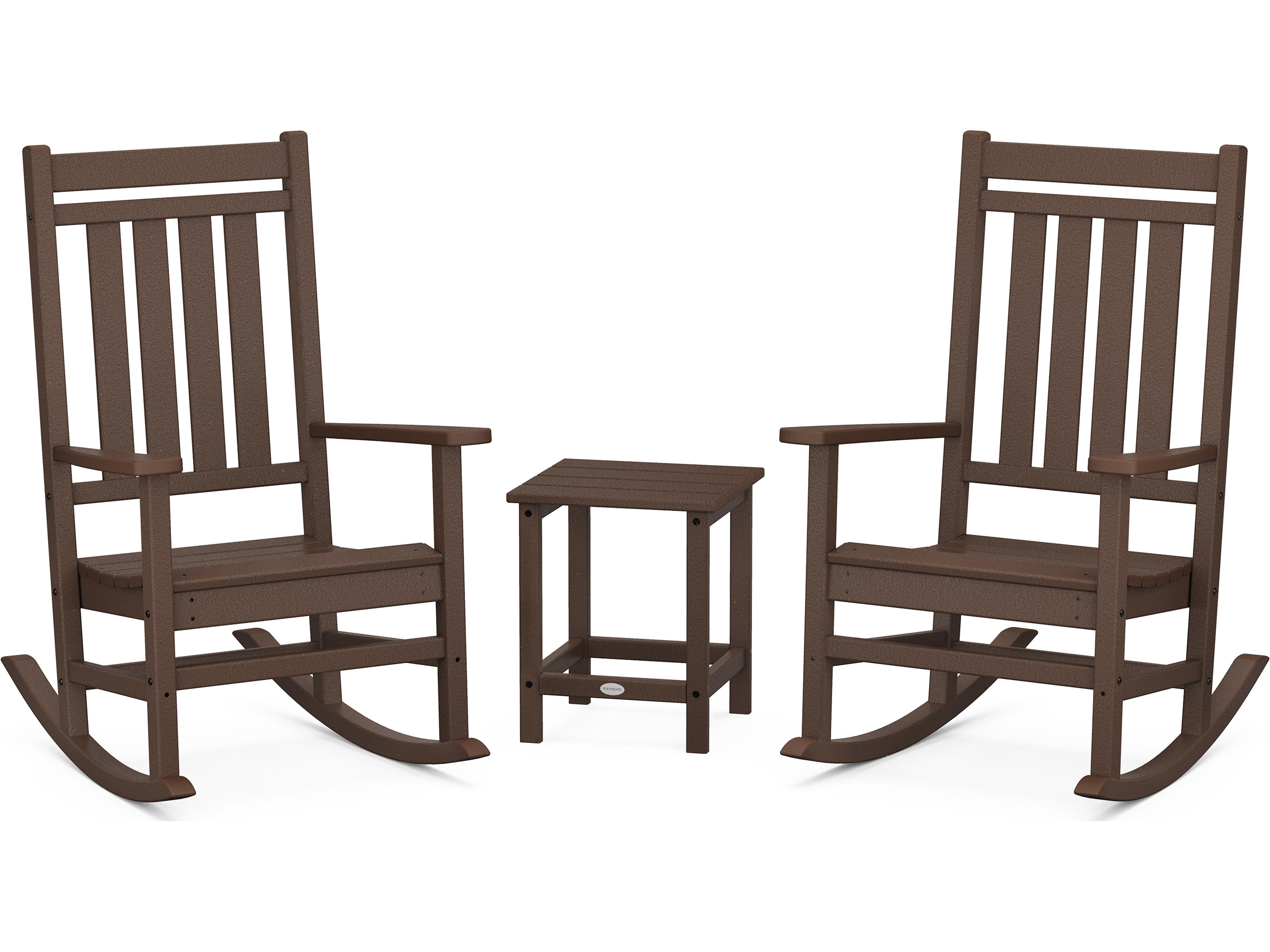 POLYWOOD® Estate Recycled Plastic 3 Piece Patio Lounge Set