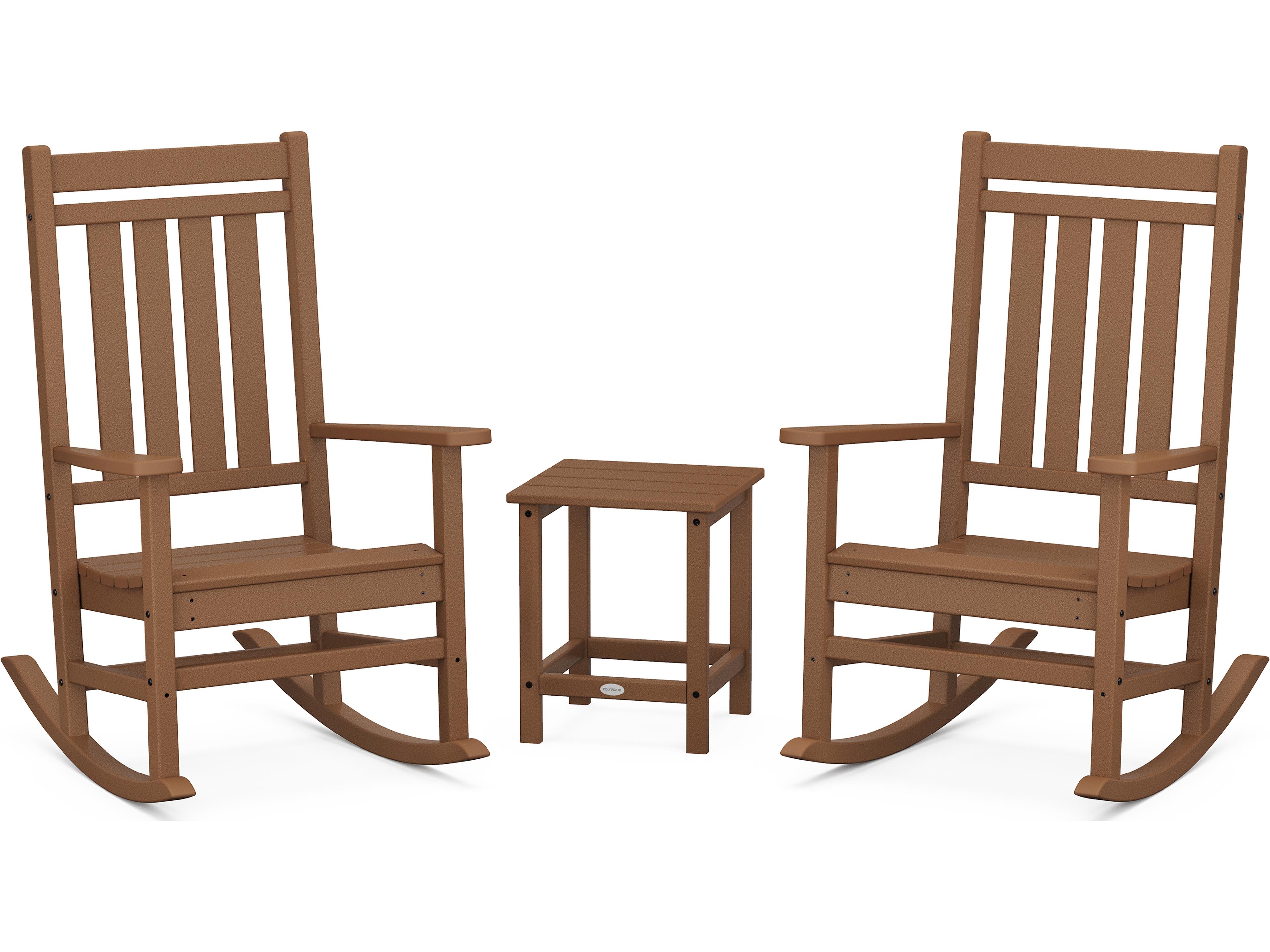 POLYWOOD® Estate Recycled Plastic 3 Piece Patio Lounge Set