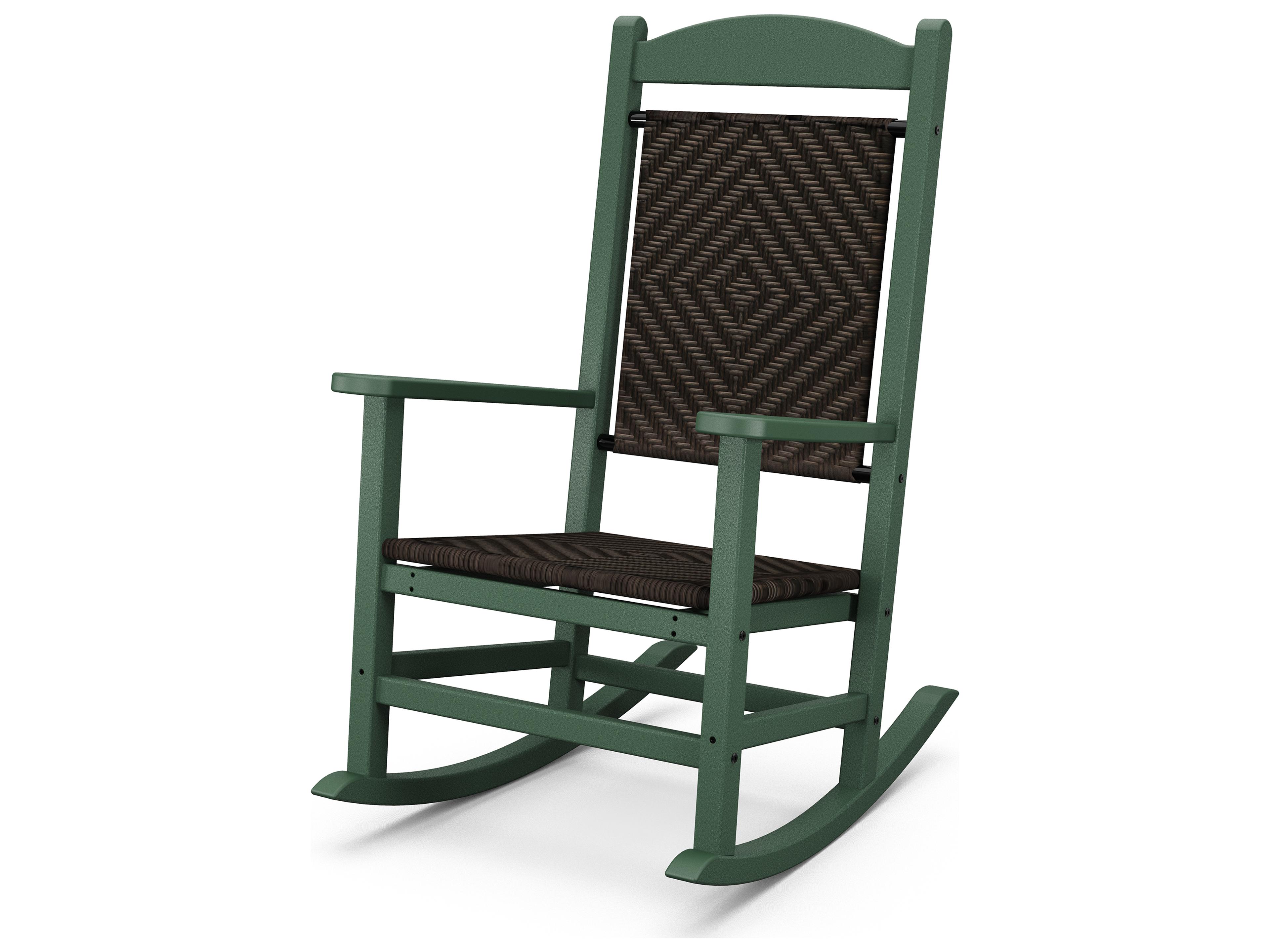 POLYWOOD® Presidential Recycled Plastic Rocker Patio Lounge Chair