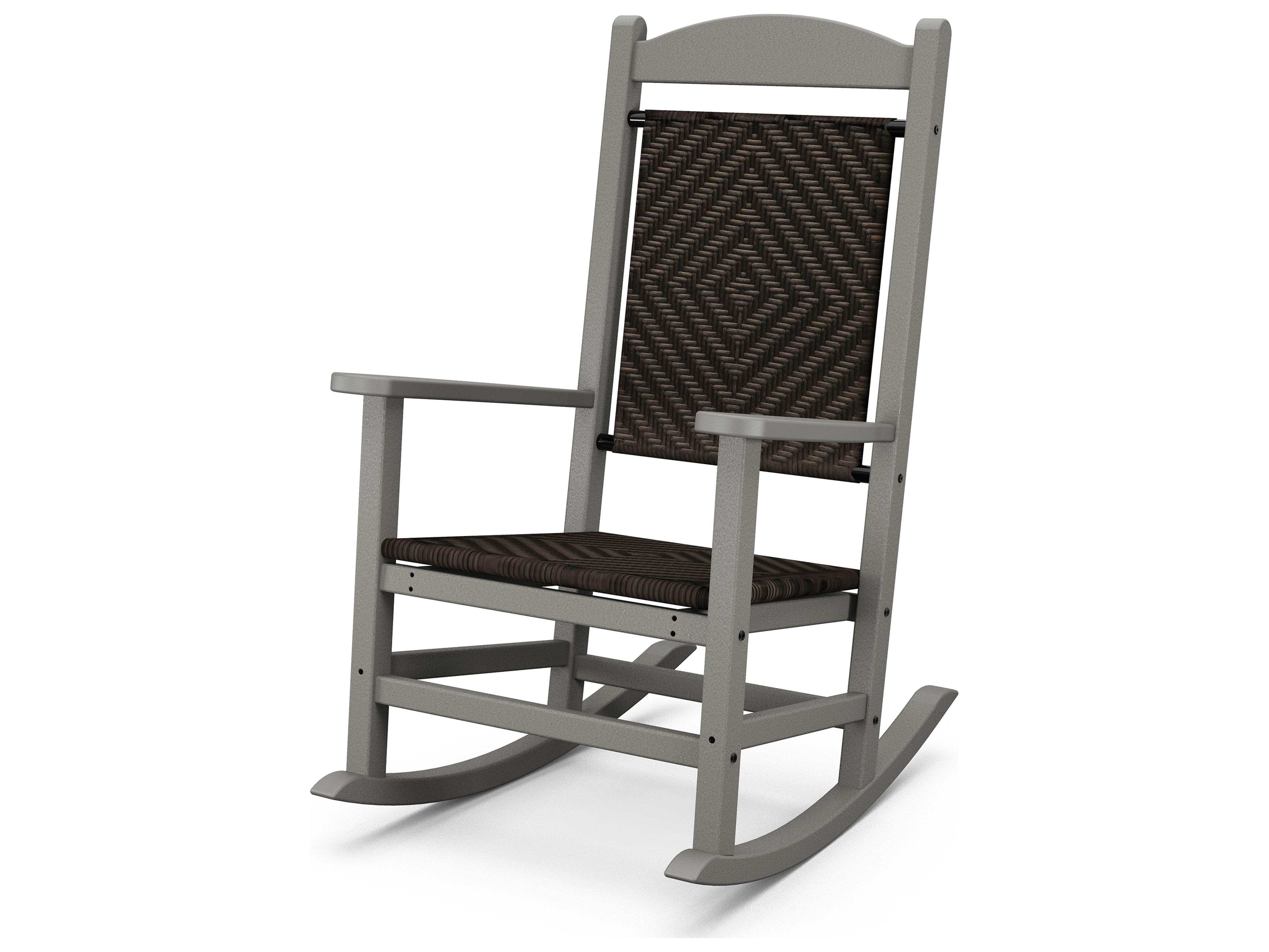 POLYWOOD® Presidential Recycled Plastic Rocker Patio Lounge Chair