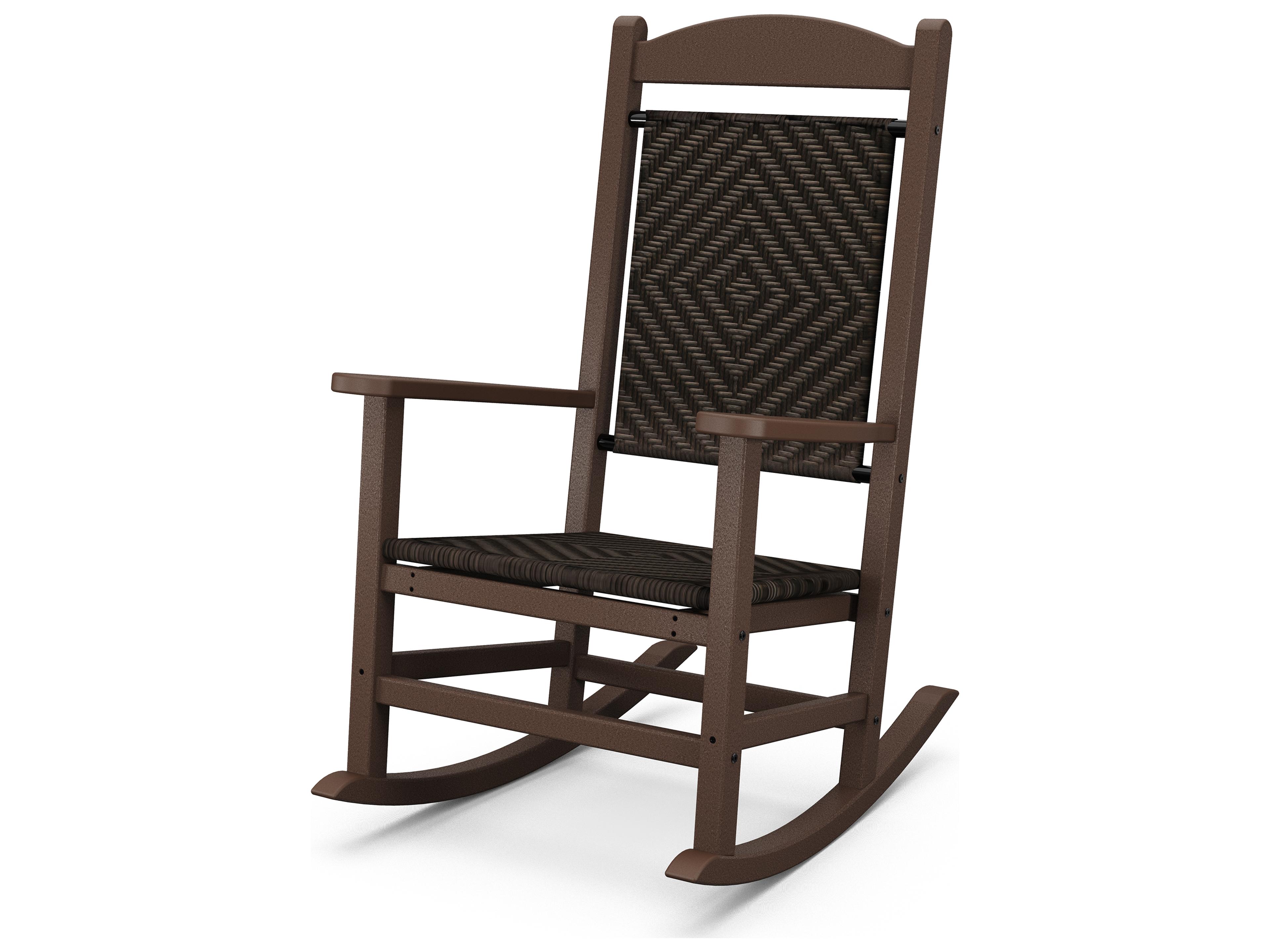 POLYWOOD® Presidential Recycled Plastic Rocker Patio Lounge Chair