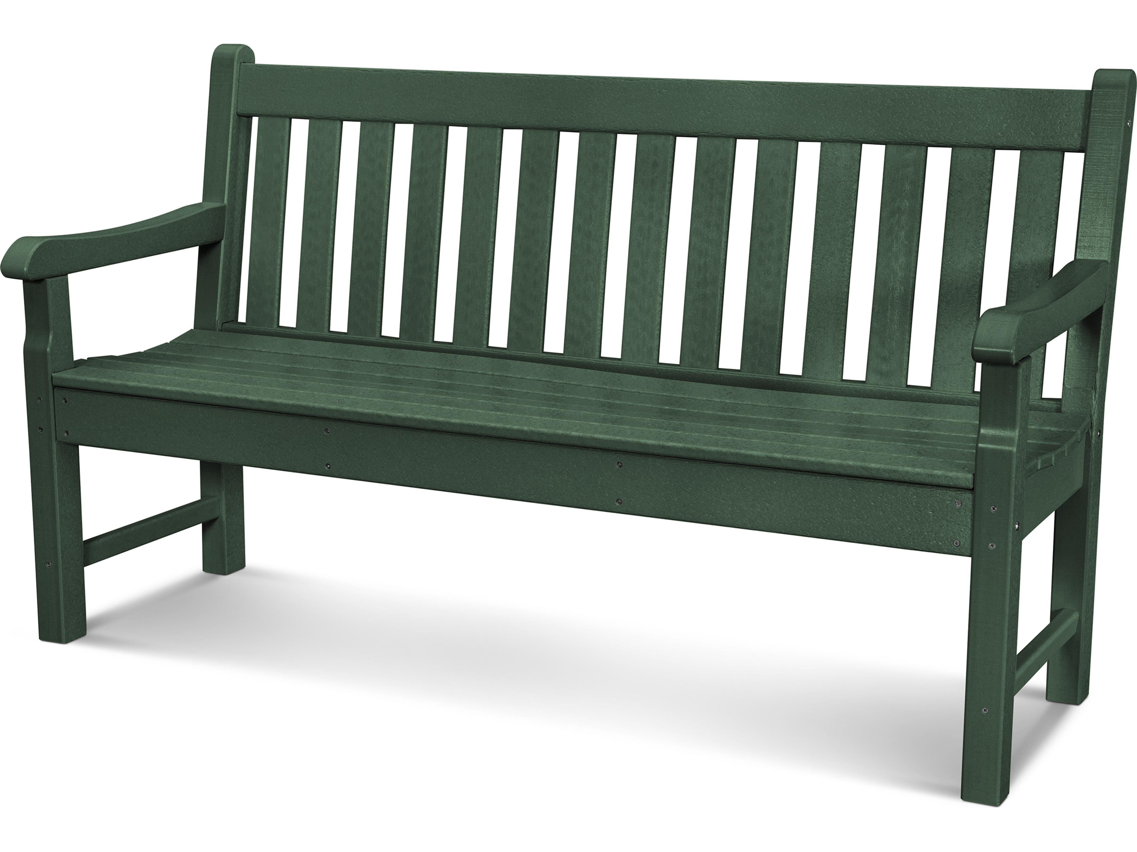 POLYWOOD® Rockford Recycled Plastic 60 Outdoor Bench