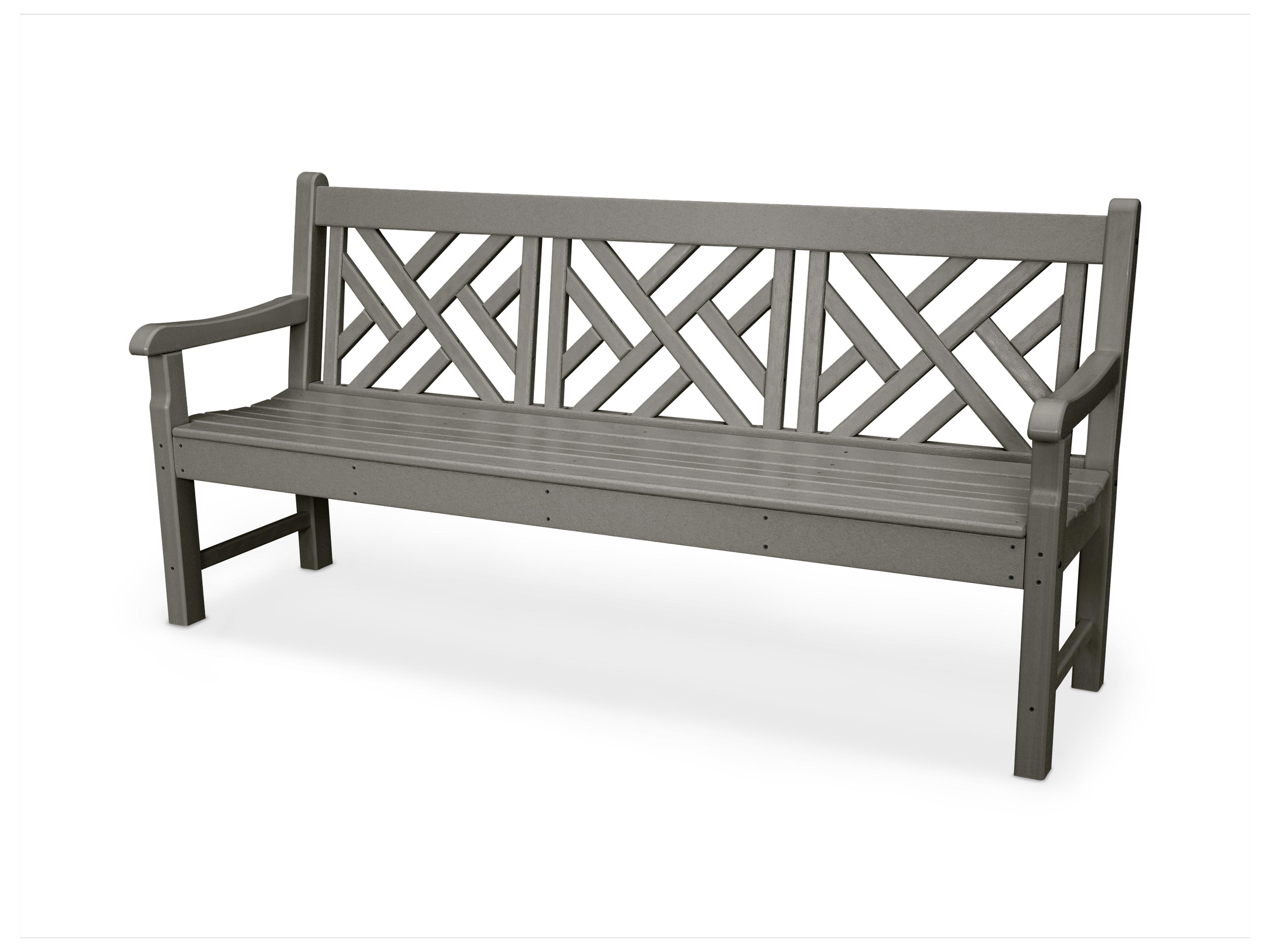 POLYWOOD® Rockford Recycled Plastic 72 Patio Bench