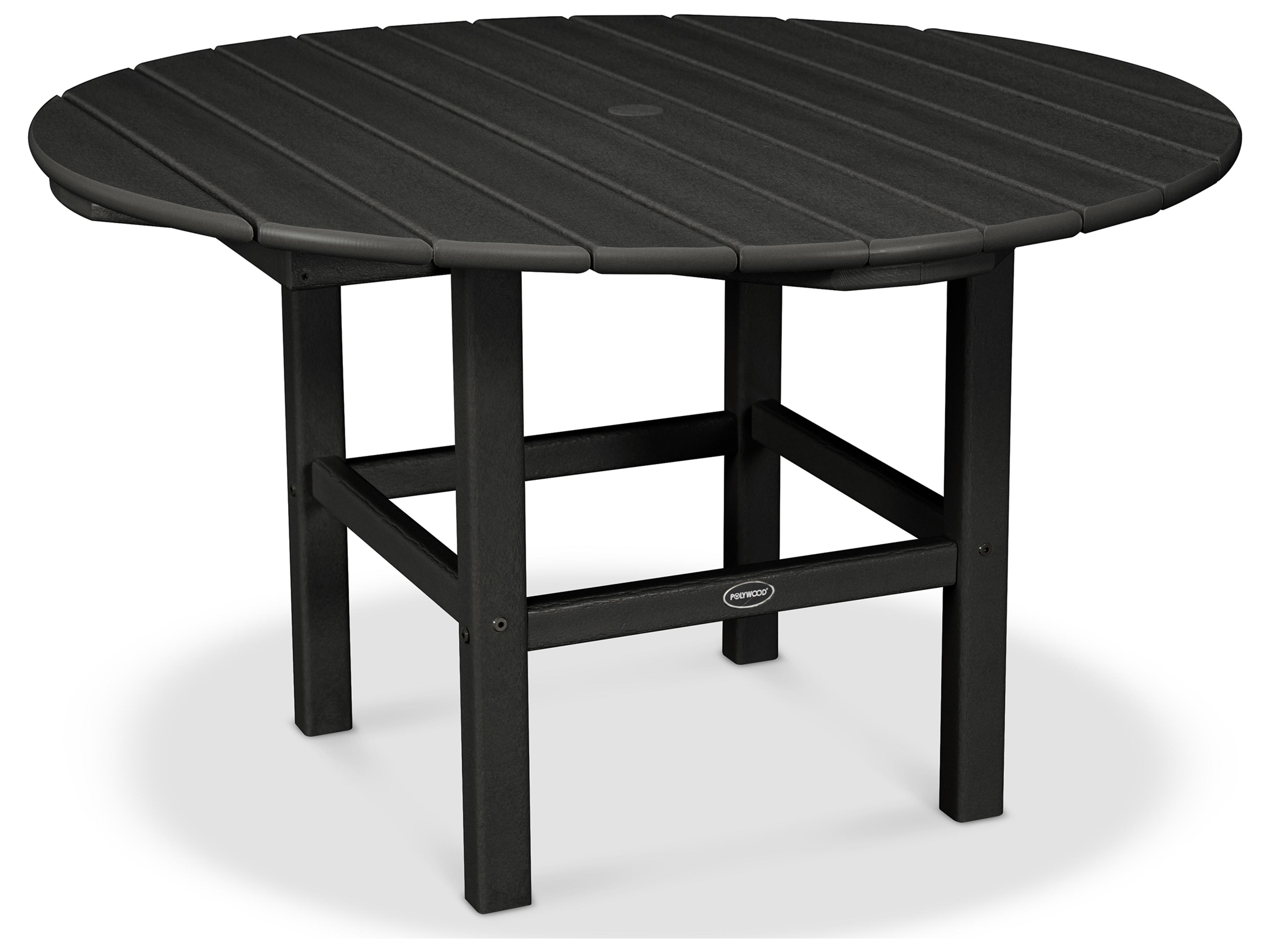 POLYWOOD® Kids Recycled Plastic Round Outdoor Dining Table