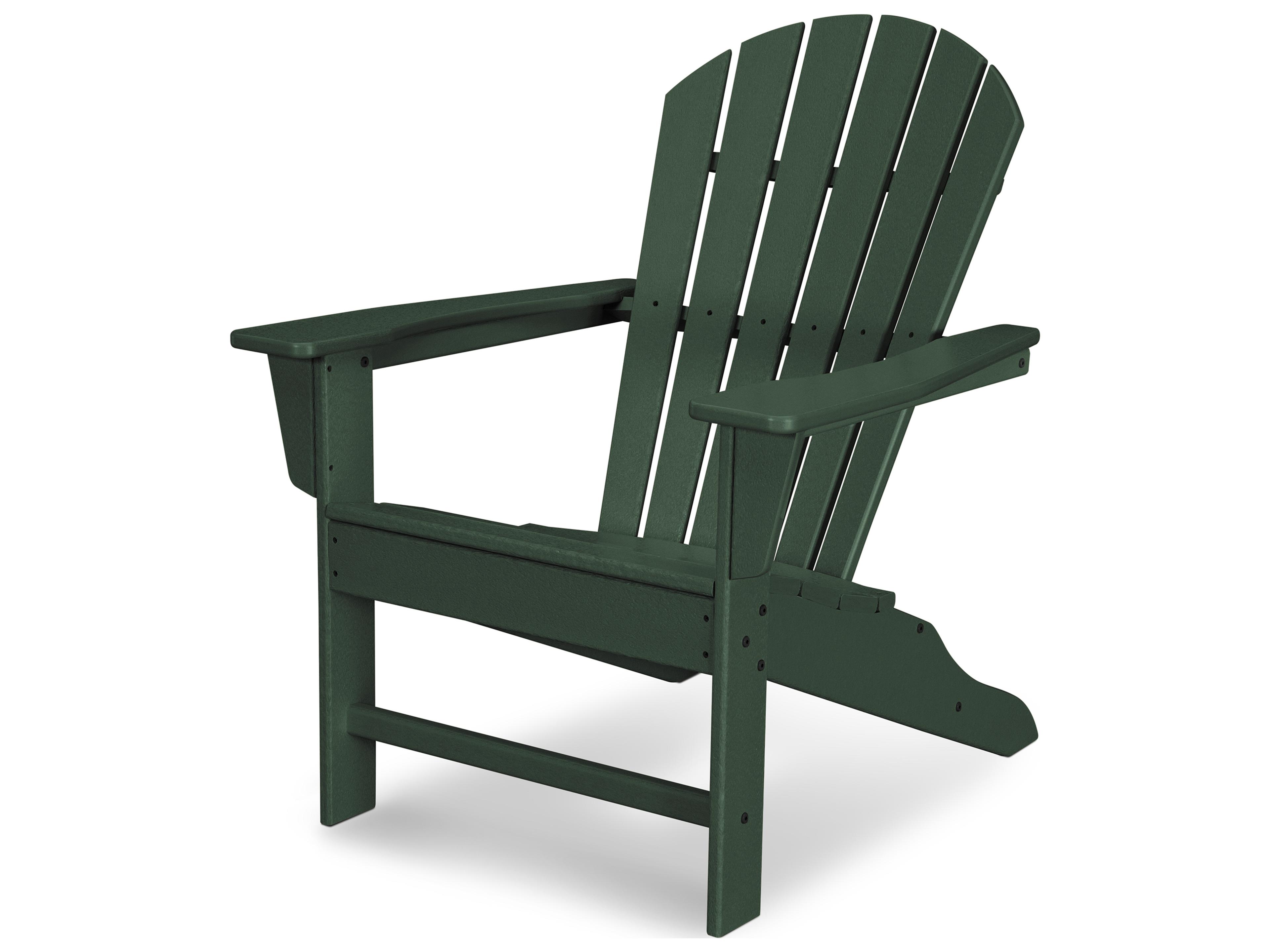 POLYWOOD® South Beach Recycled Plastic Outdoor Patio Adirondack Chair