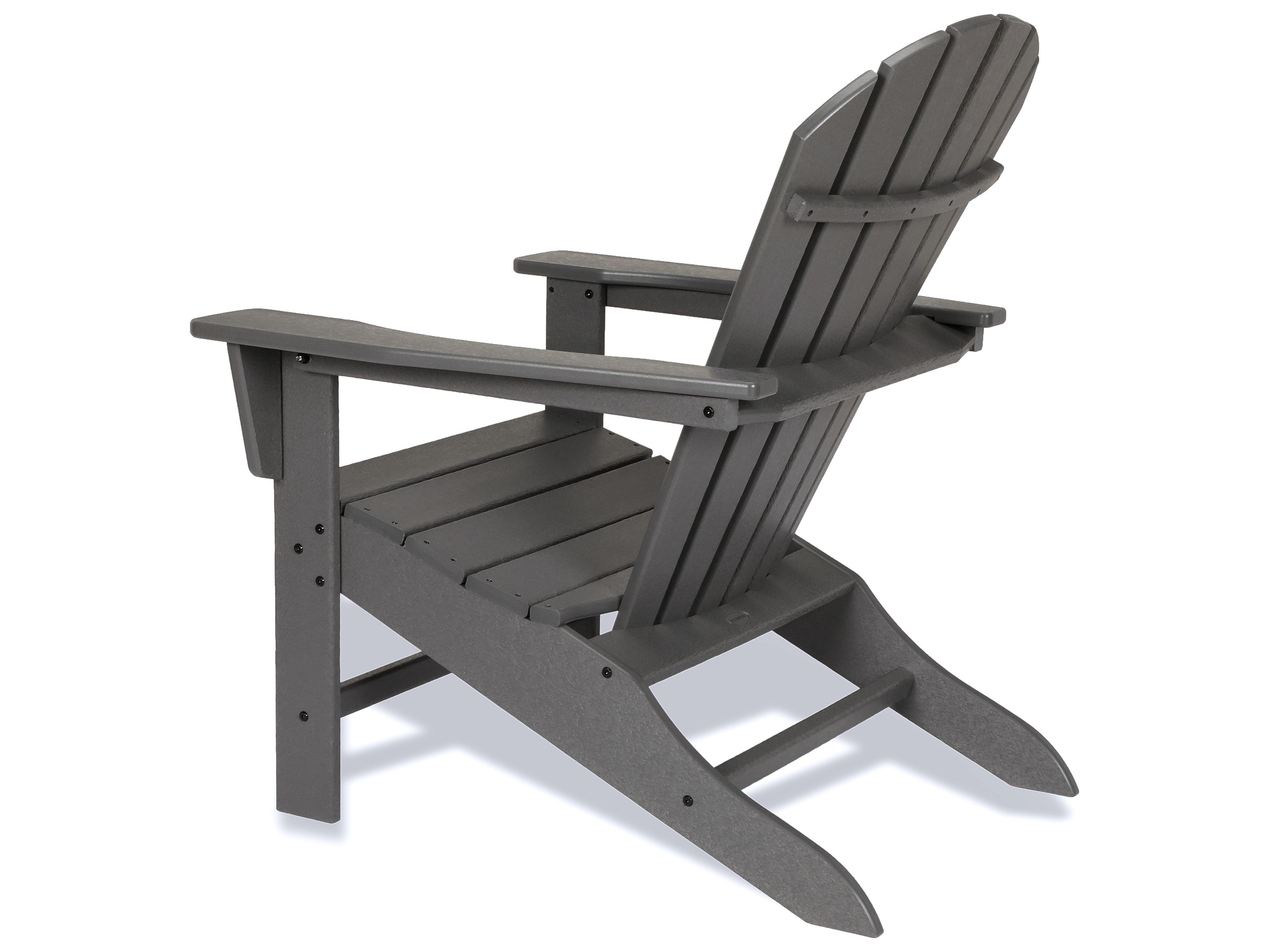 POLYWOOD® South Beach Recycled Plastic Outdoor Patio Adirondack Chair