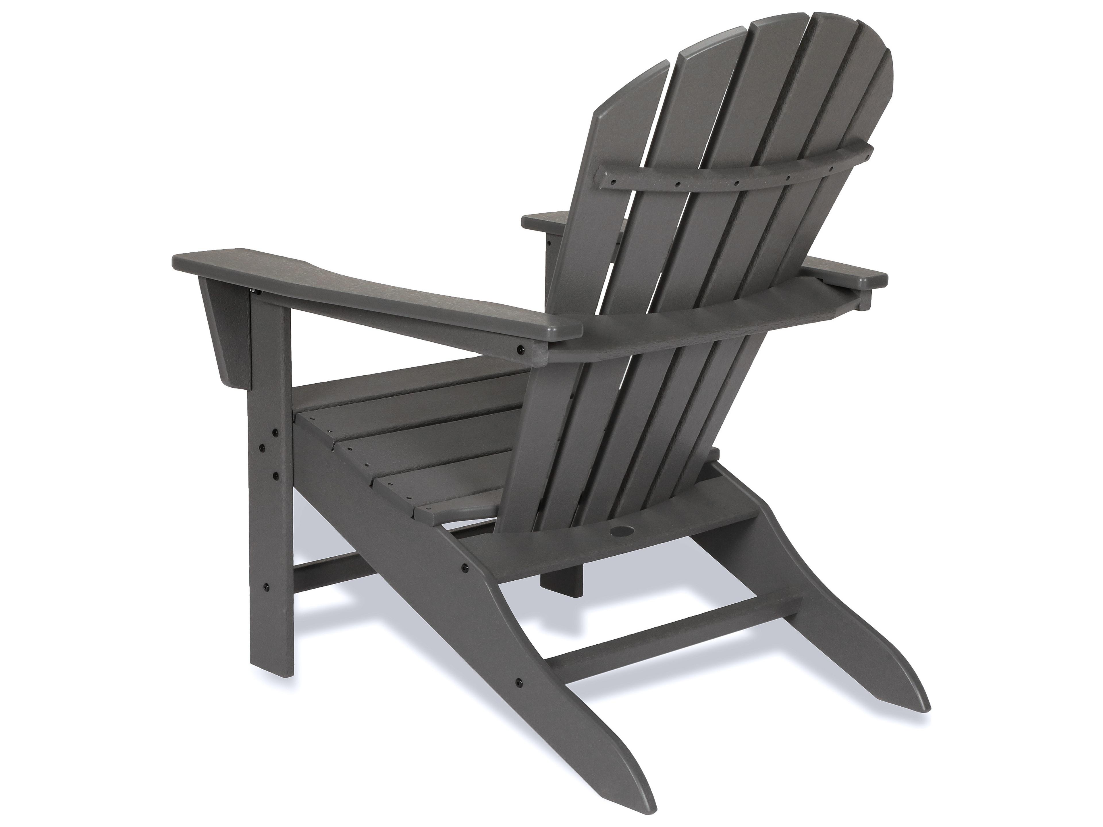 POLYWOOD® South Beach Recycled Plastic Outdoor Patio Adirondack Chair