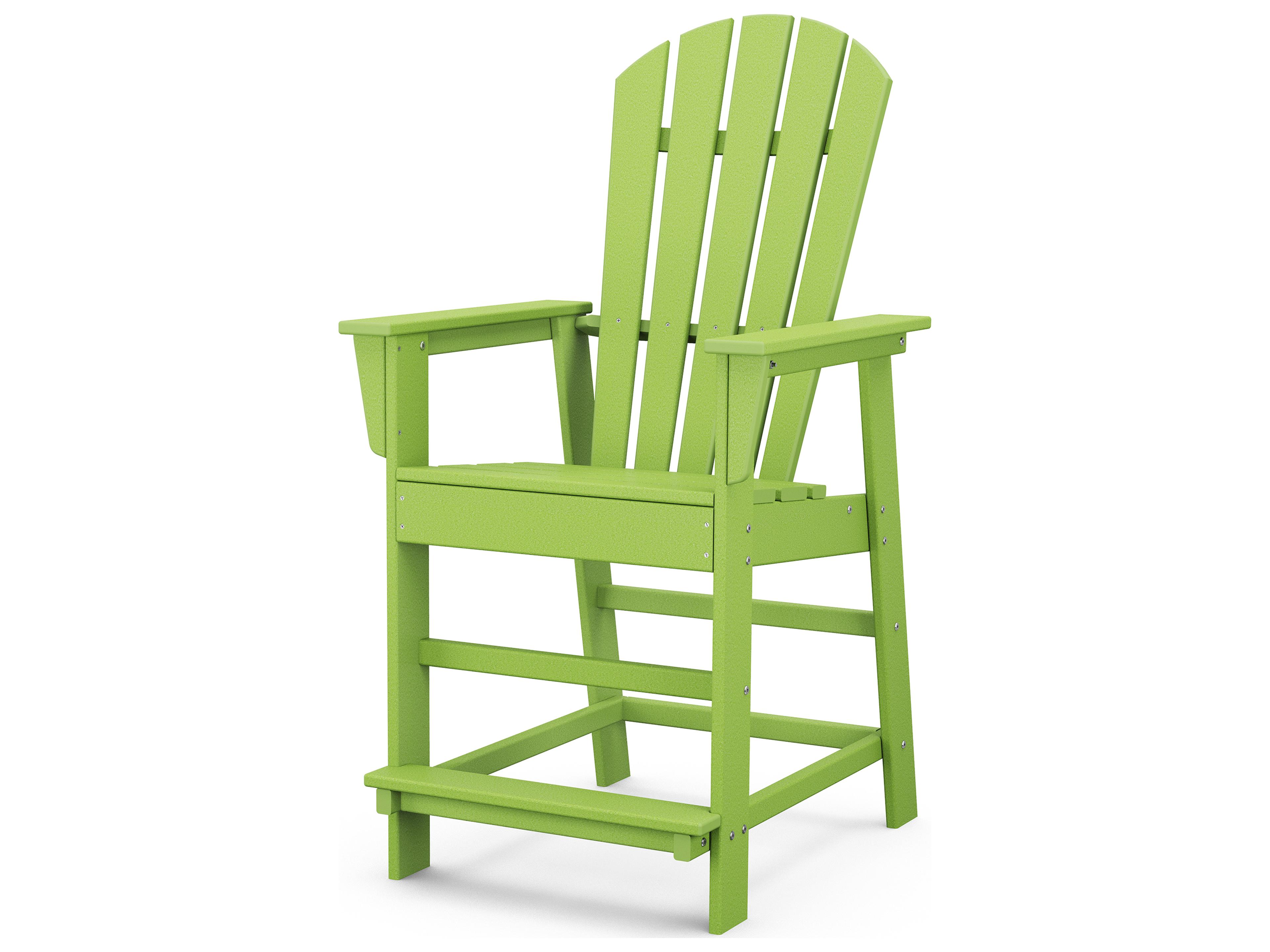 POLYWOOD® South Beach Recycled Plastic Outdoor Counter Chair