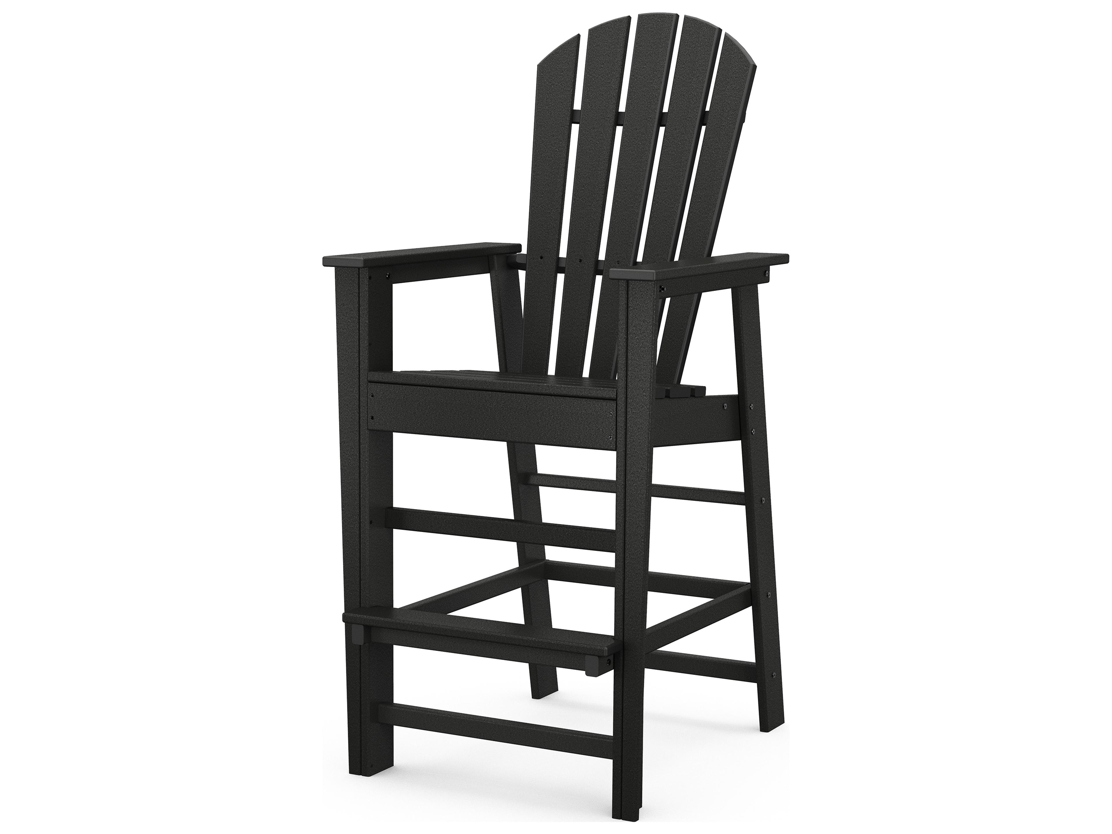POLYWOOD® South Beach Recycled Plastic Outdoor Bar Chair