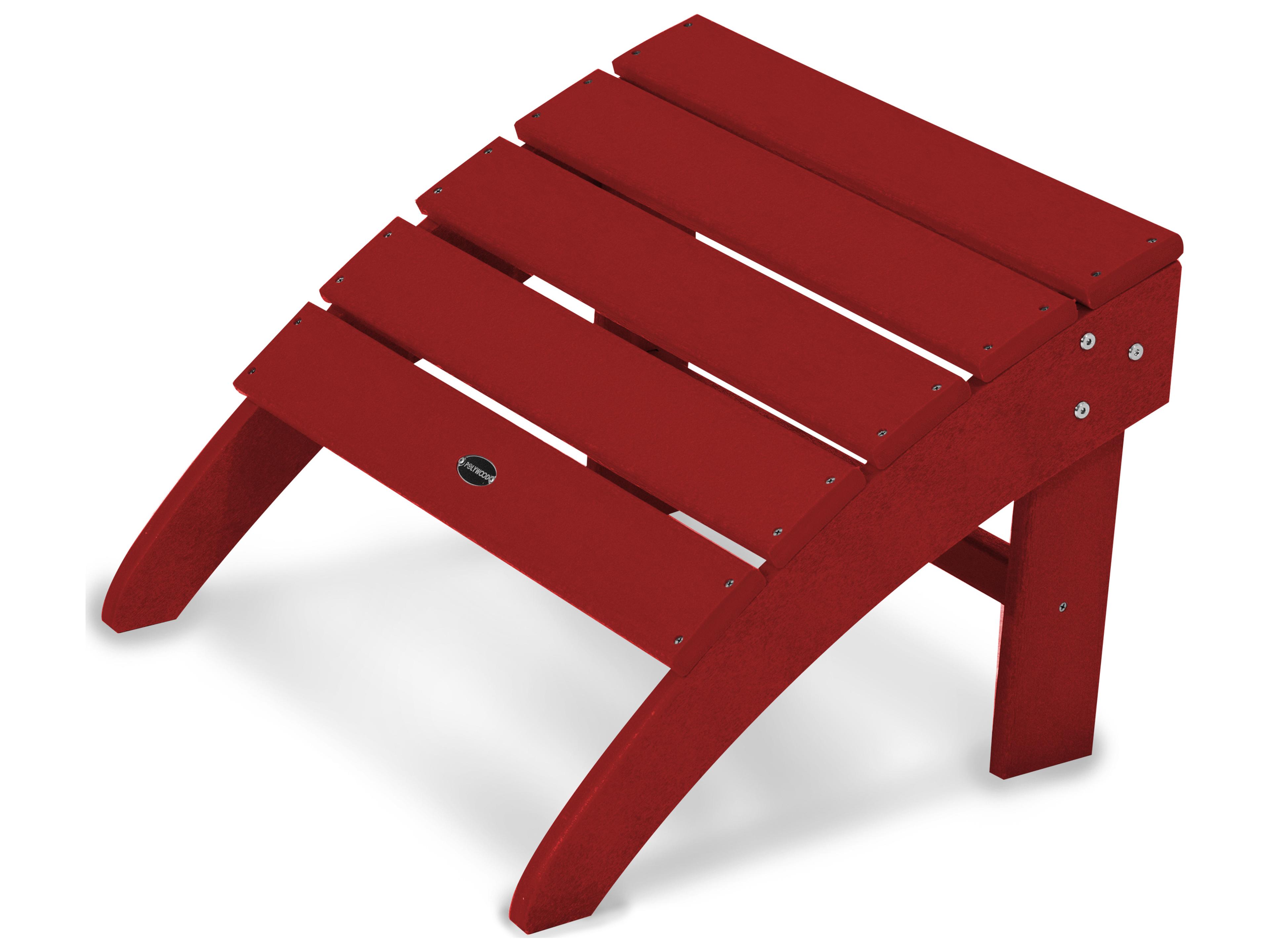 POLYWOOD® South Beach Recycled Plastic Patio Ottoman