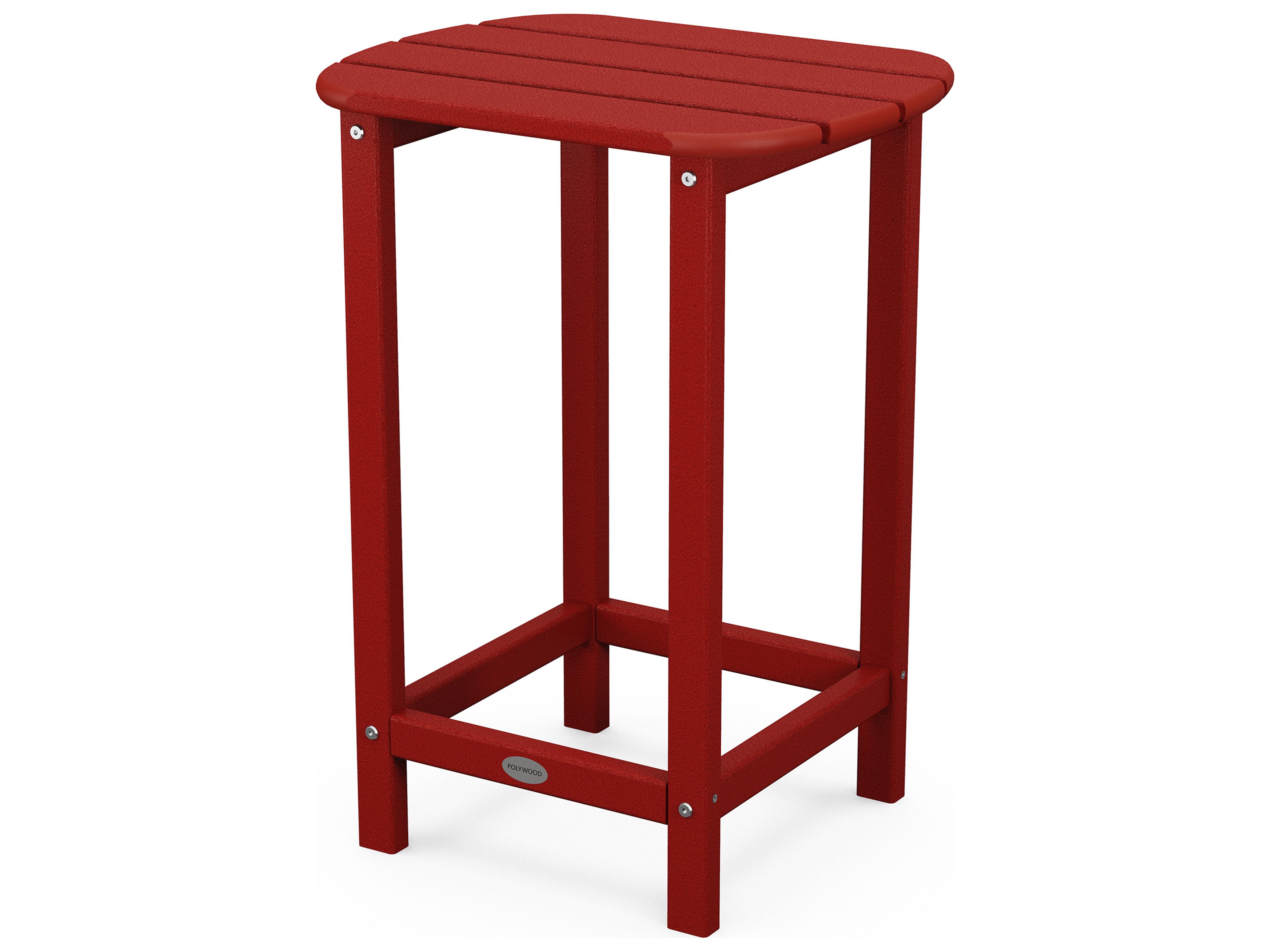 POLYWOOD® South Beach Recycled Plastic Oval Patio End Table