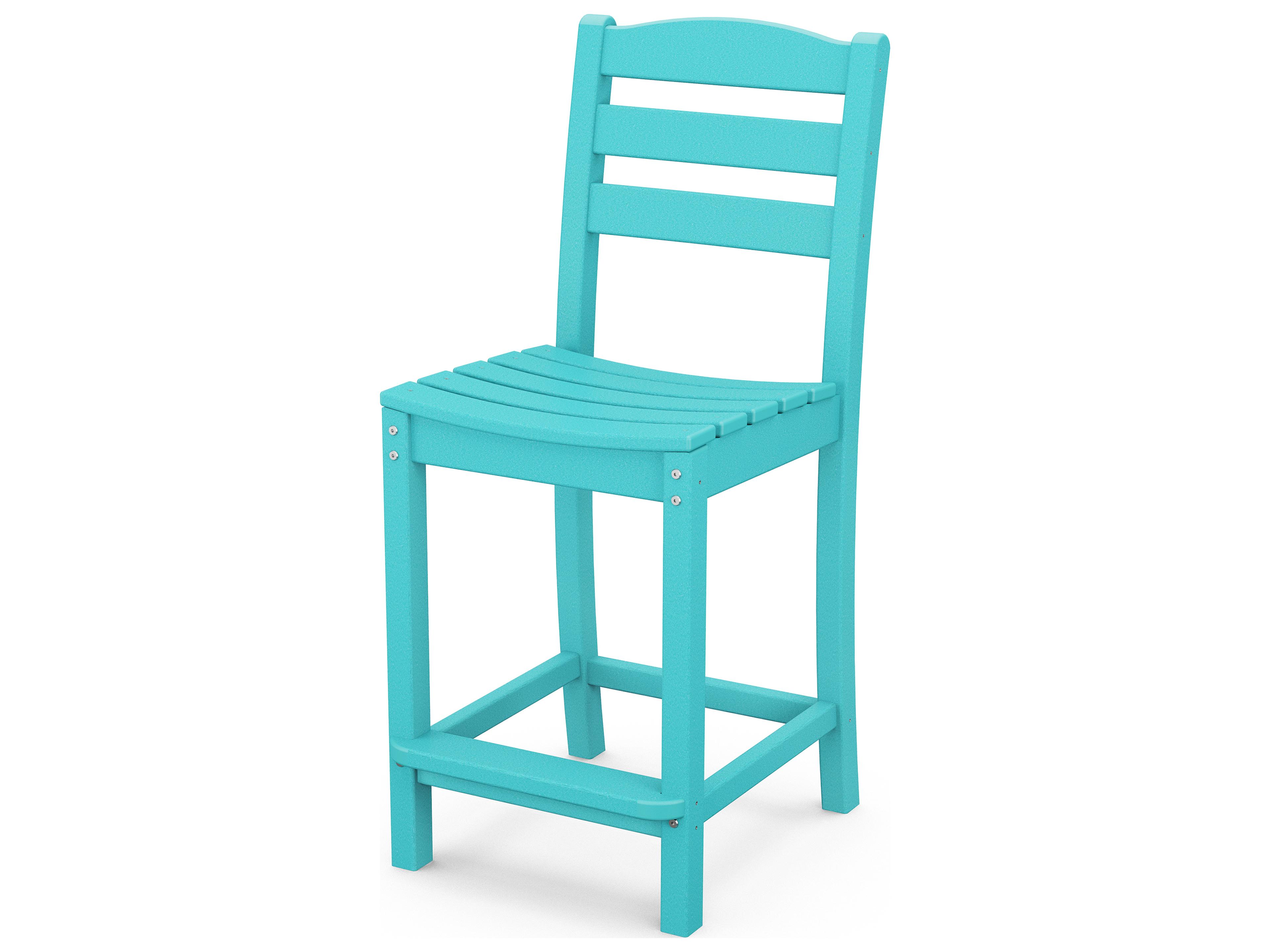 POLYWOOD® La Casa Cafe Recycled Plastic Patio Counter Stool