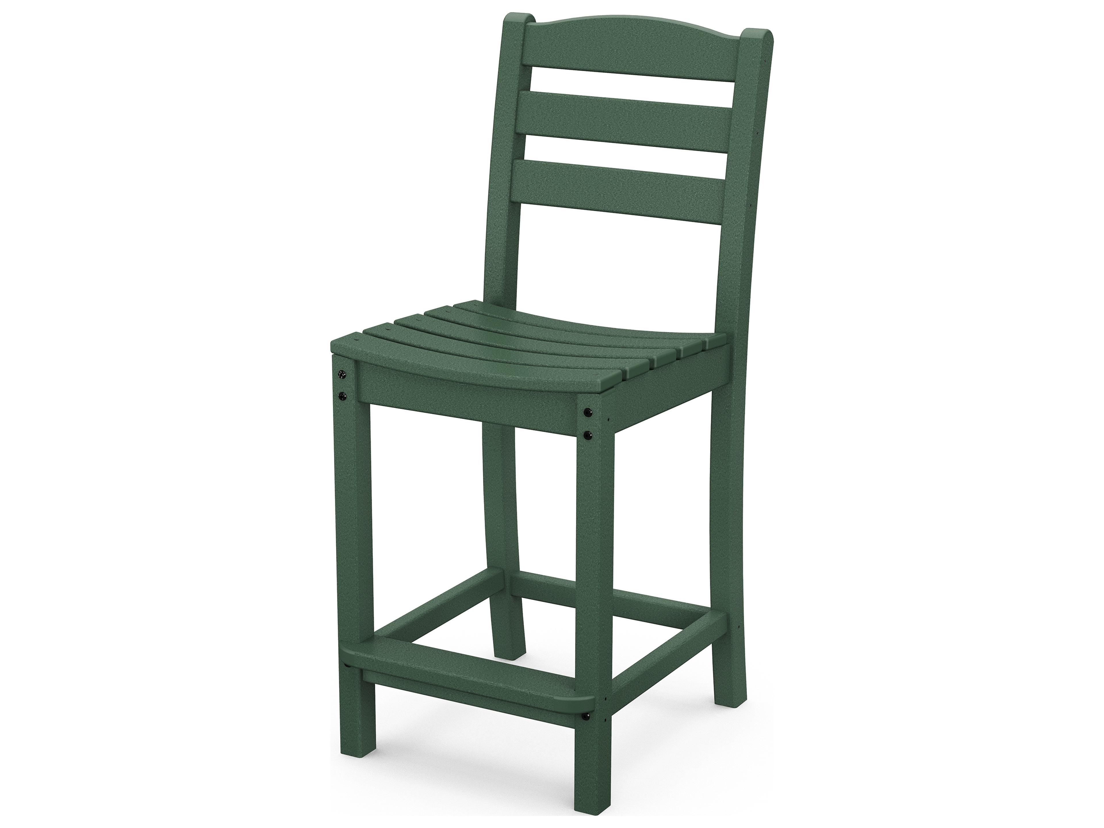 POLYWOOD® La Casa Cafe Recycled Plastic Patio Counter Stool