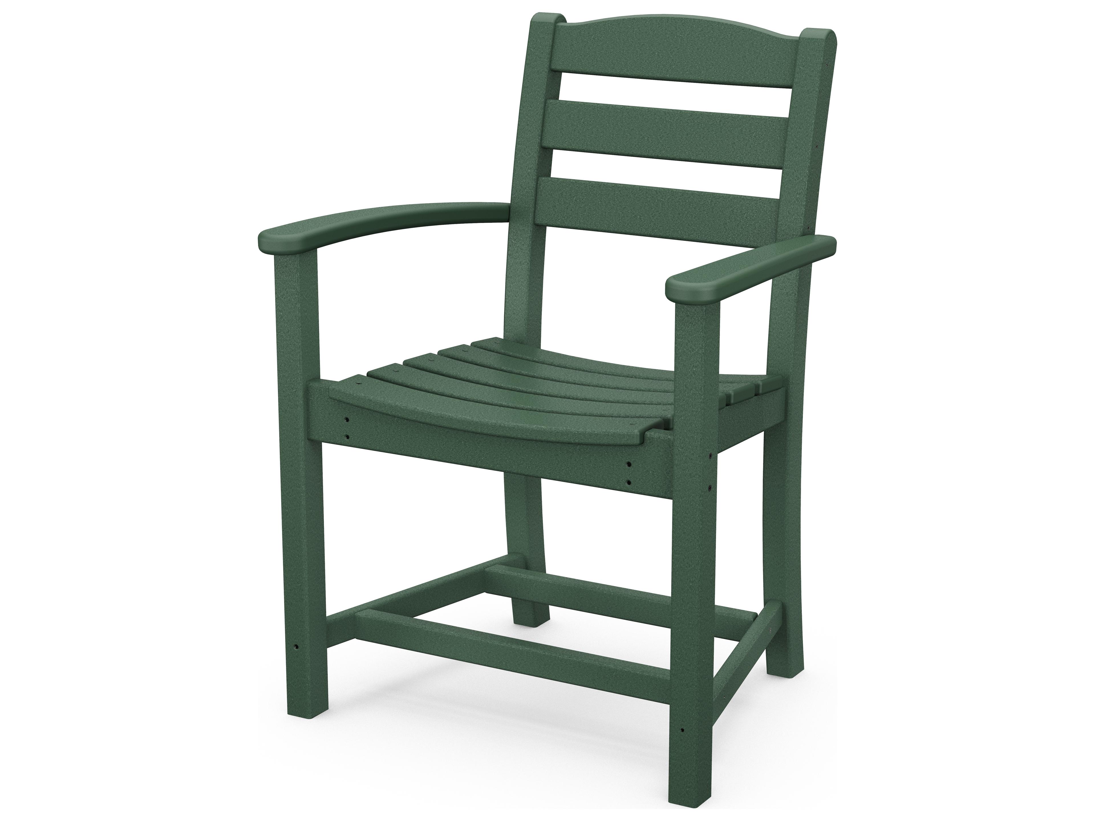 POLYWOOD® La Casa Cafe Recycled Plastic Outdoor Patio Dining Chair